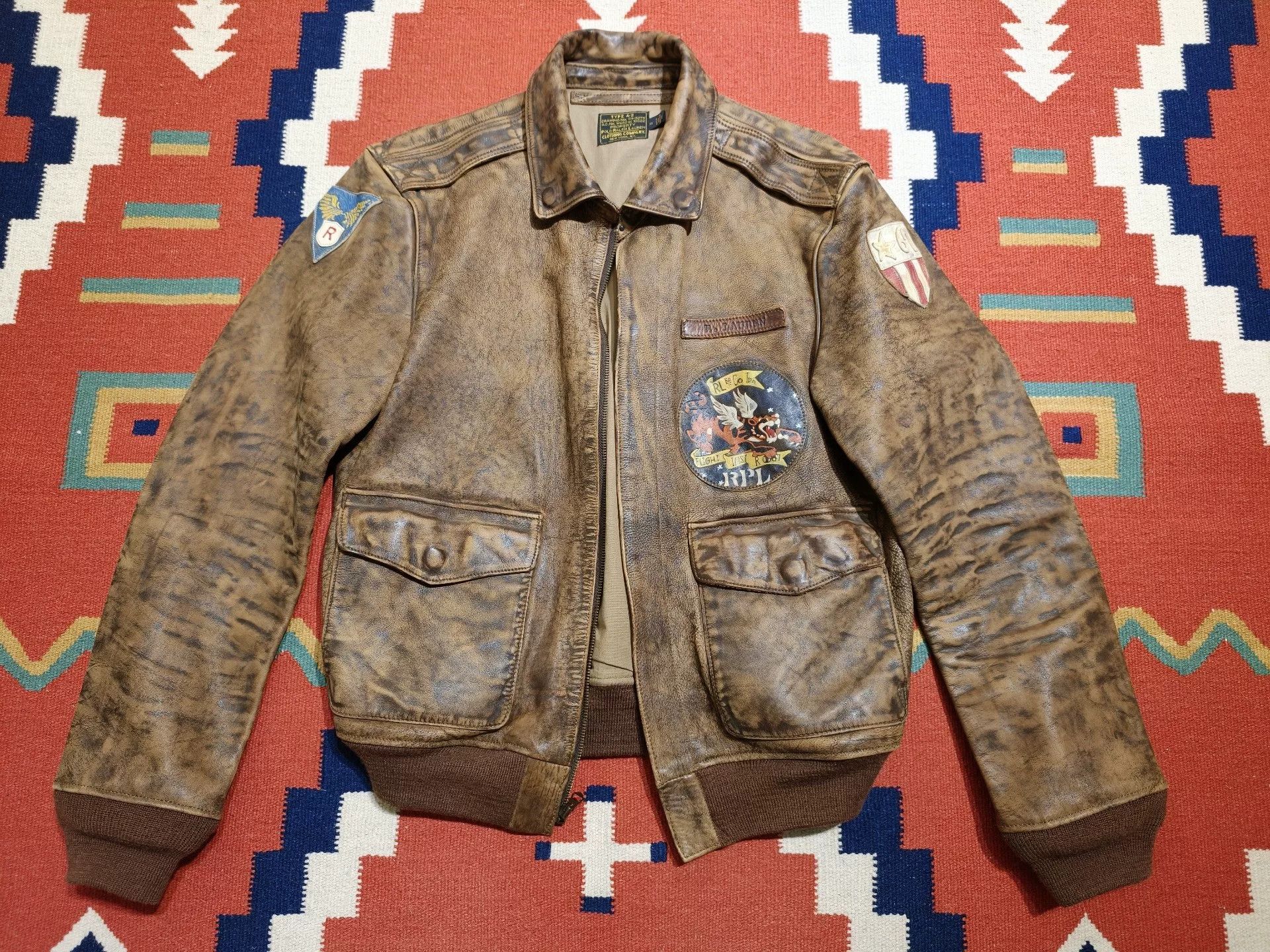 RRL Ralph Lauren Ralph Lauren RRL A2 Pilot Jacket Size US M / EU 48-50 / 2 - 1 Thumbnail