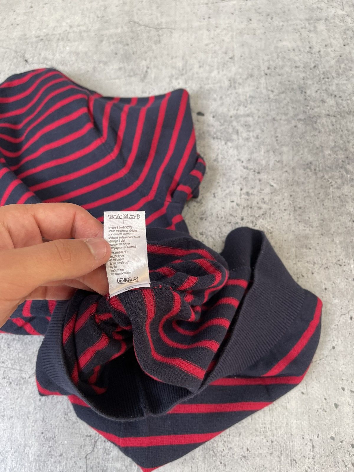 Lacoste Vintage 90s La Chemise Lacoste Sweatshirt Stripe Big Logo Size US M / EU 48-50 / 2 - 8 Thumbnail