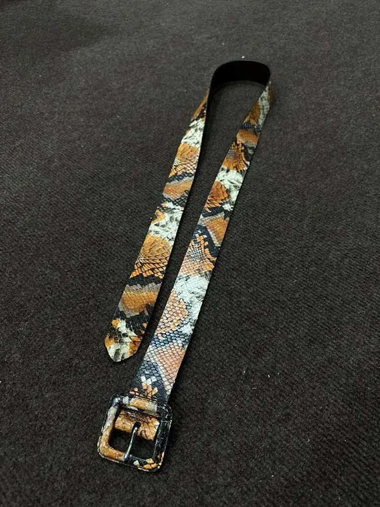 Dries Van Noten Dries van noten snakeskin belt-2505 Size ONE SIZE - 6 Thumbnail