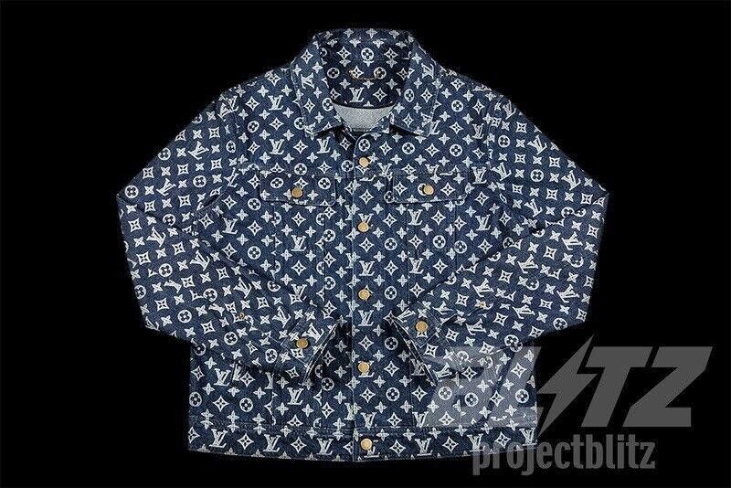 Louis Vuitton LOUIS VUITTON KIM JONES DENIM MONOGRAM JACKET Size US L / EU 52-54 / 3 - 2 Thumbnail
