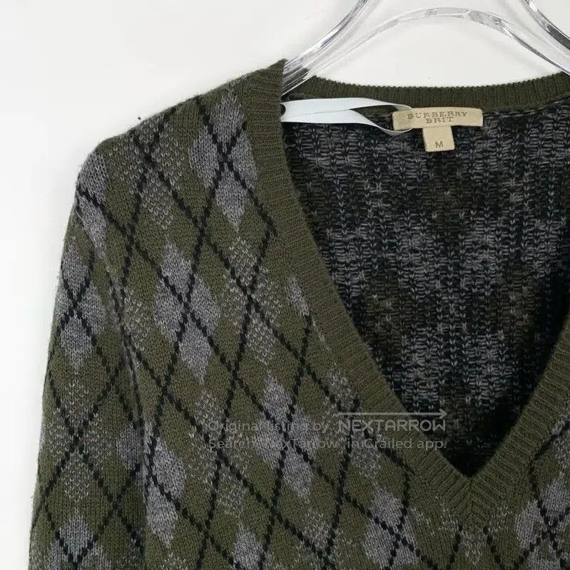 Burberry Burberry Green Wool Knit Sweater. Size M / US 6-8 / IT 42-44 - 3 Thumbnail