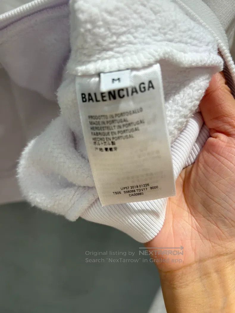 Balenciaga Balenciaga White Hooded Jacket Size US M / EU 48-50 / 2 - 4 Thumbnail