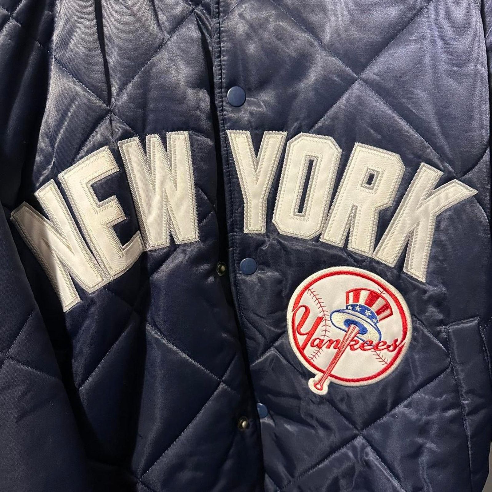 MLB × Majestic × New York Yankees Majestic Athletic New York Yankees Varsity Jacket MLB Rare L Size US L / EU 52-54 / 3 - 2 Thumbnail
