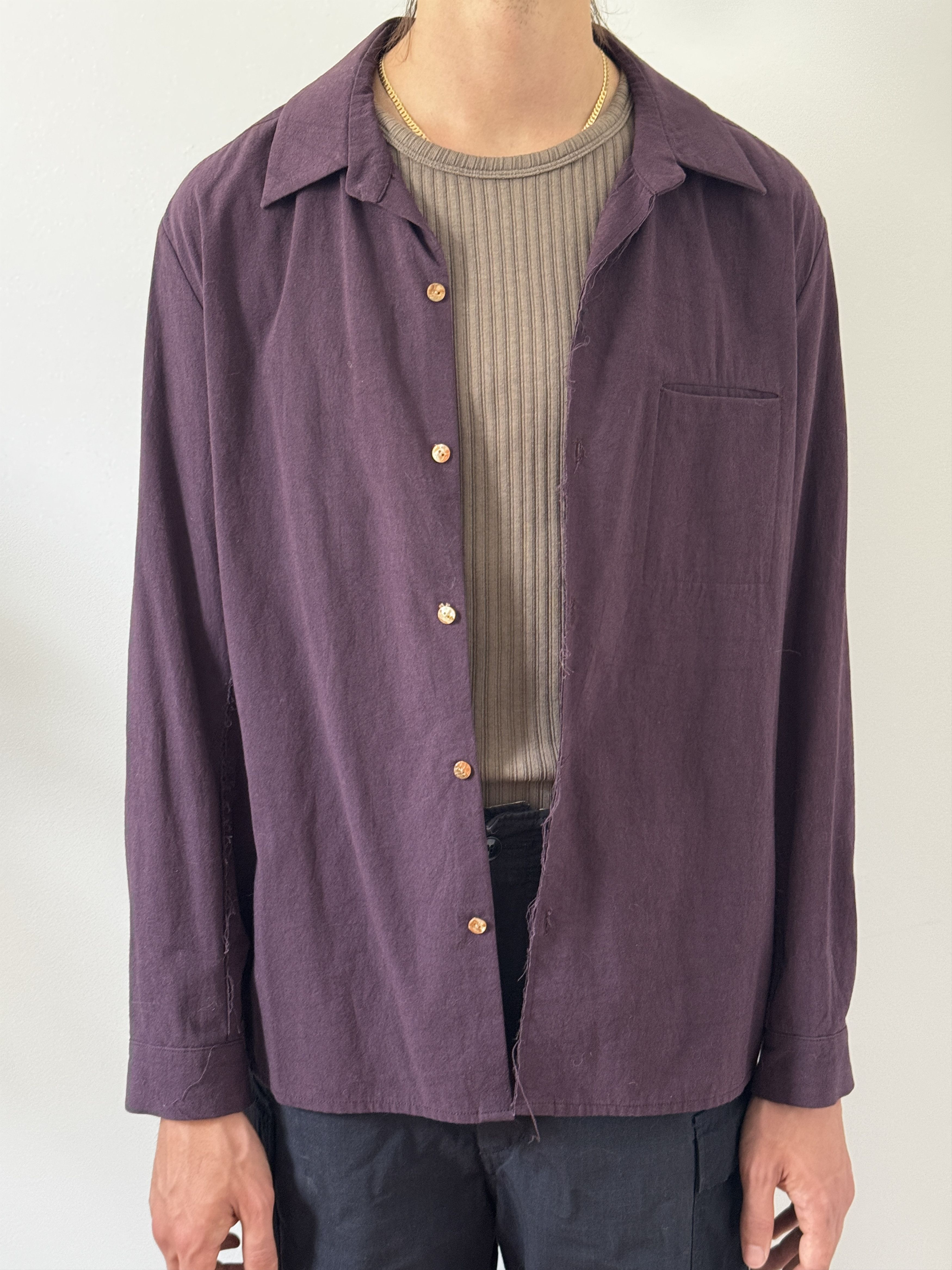 Individual Sentiments MADE IN JAPAN. LUXARY DRESS SHIRT DISTRESSED Size US M / EU 48-50 / 2 - 2 Thumbnail