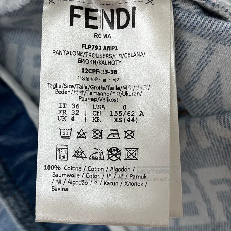 Fendi Fendi Blue Denim Shorts Size 42" / US 20 - 5 Thumbnail