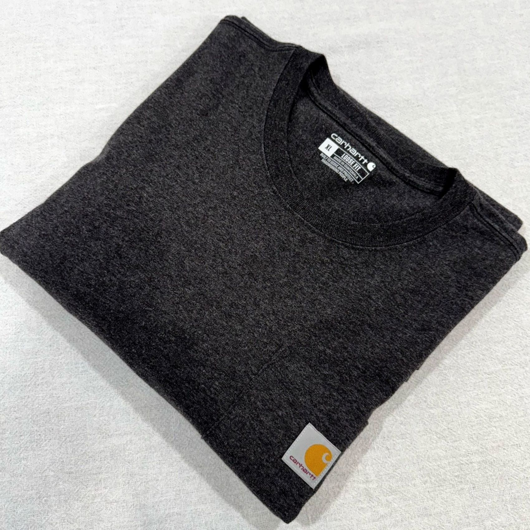 Carhartt Carhartt T-Shirt Long Sleeve Men XL Gray Crew Neck Pocket Tagless Relaxed Workwear Tee Size US XL / EU 56 / 4 - 6 Thumbnail