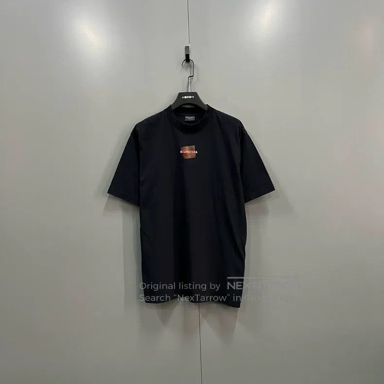 Balenciaga Balenciaga Tape back alphabet short sleeve Size US S / EU 44-46 / 1 - 1 Thumbnail