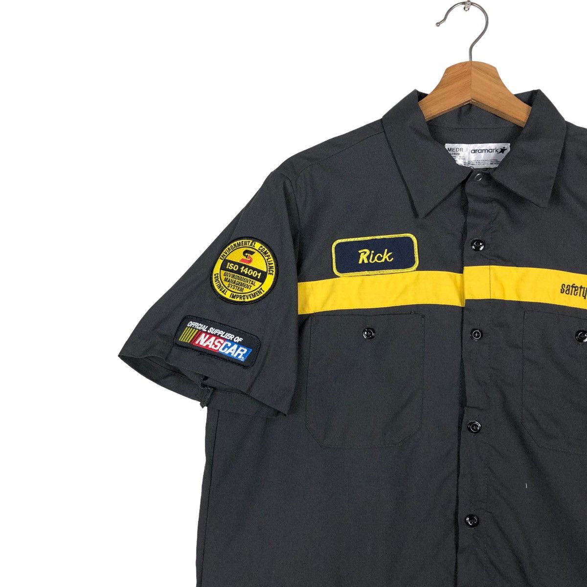 Japanese Brand 🔥Vintage Work Shirt Jacket Racing Nascar Big Logo Size US M / EU 48-50 / 2 - 7 Thumbnail