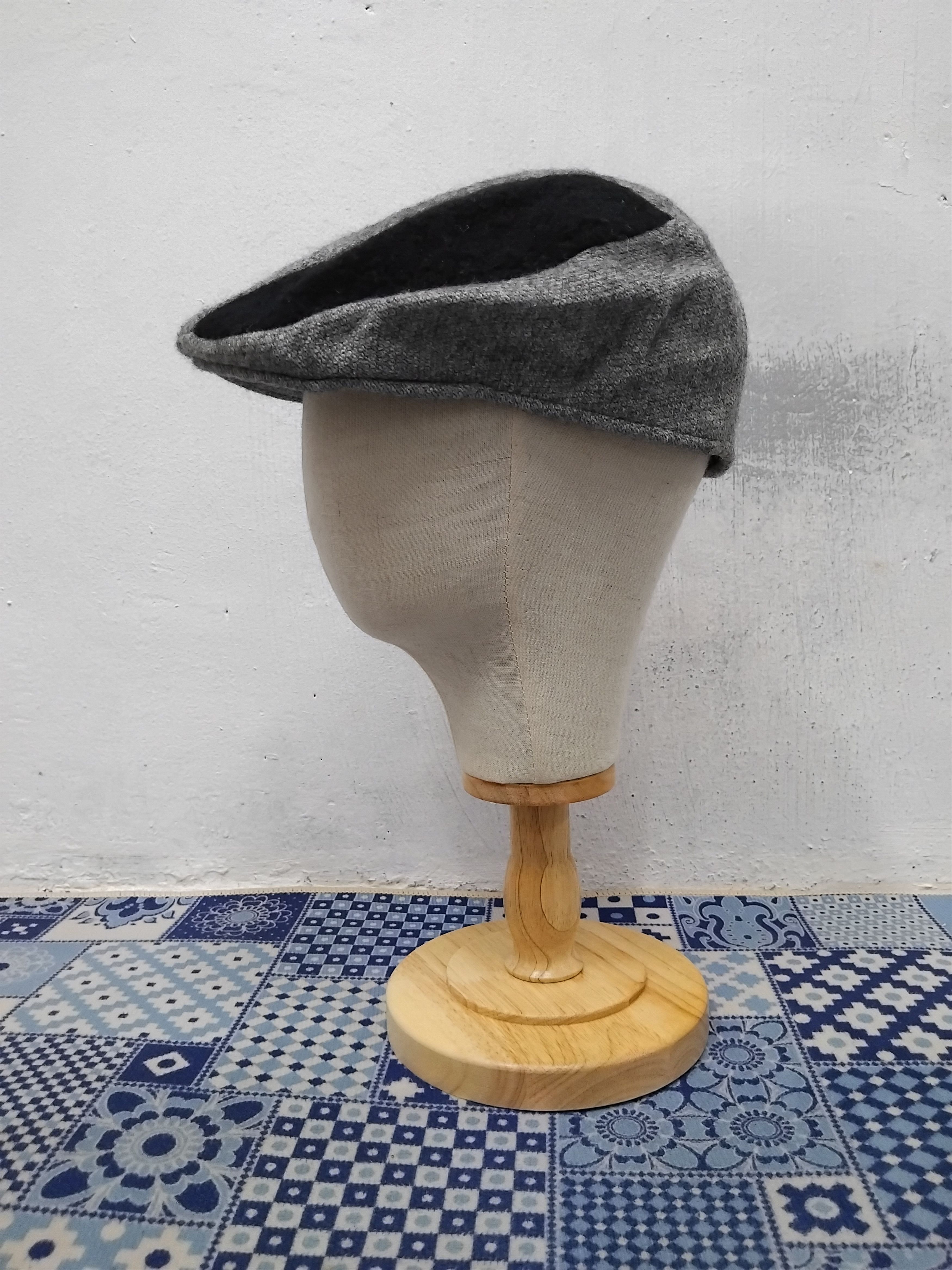 Japanese Brand 💥Heywon grey colour baretta hat Size 38 - 4 Thumbnail