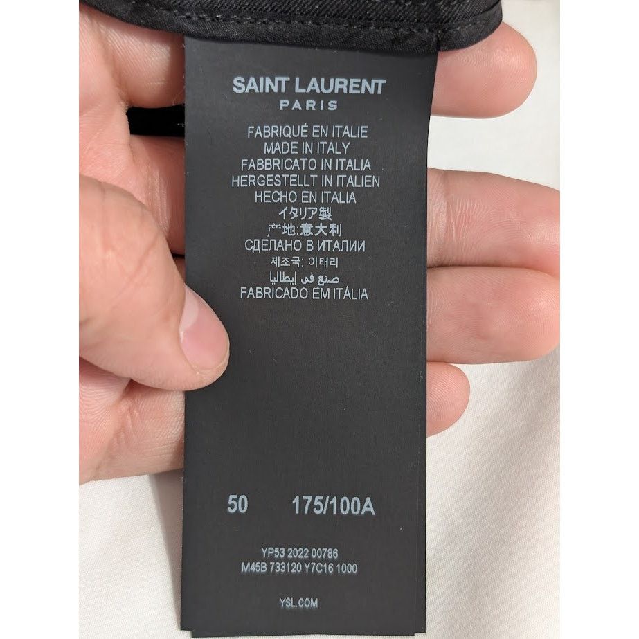 Saint Laurent Paris o1rshd1 Long Coat in Black Size US M / EU 48-50 / 2 - 18 Thumbnail