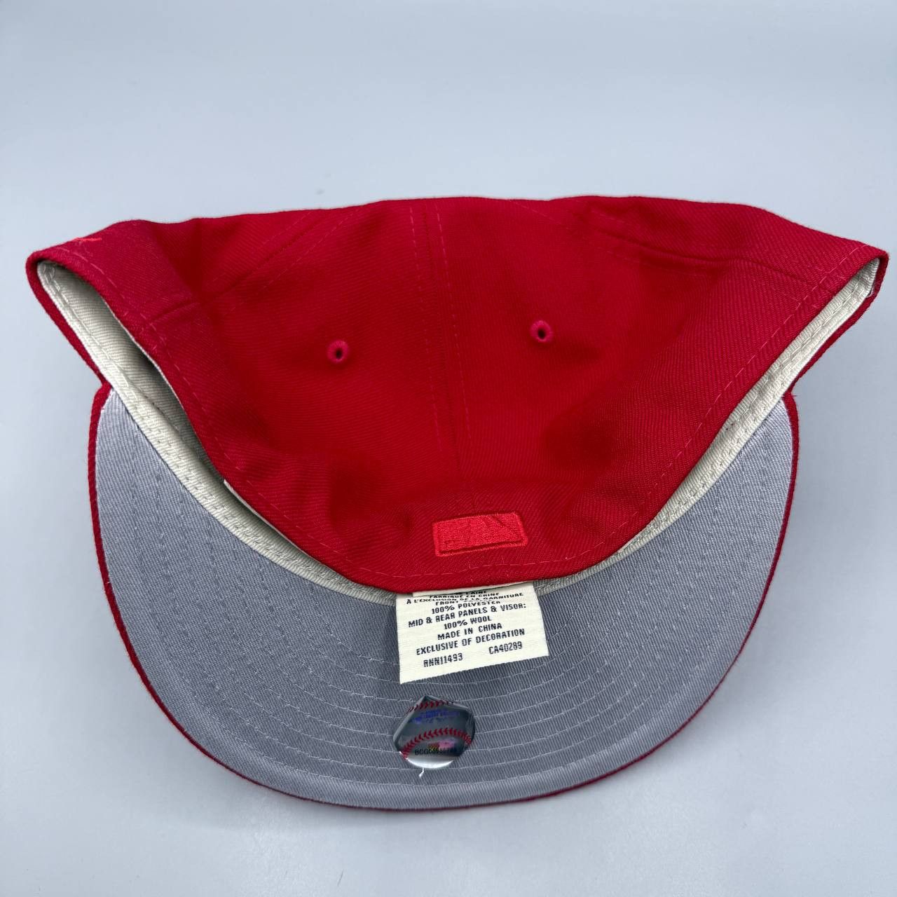 New Era Fear Of God 7 3/4 Red 59Fifty New Era Hat Fitted Cap FOG New Size ONE SIZE - 7 Thumbnail