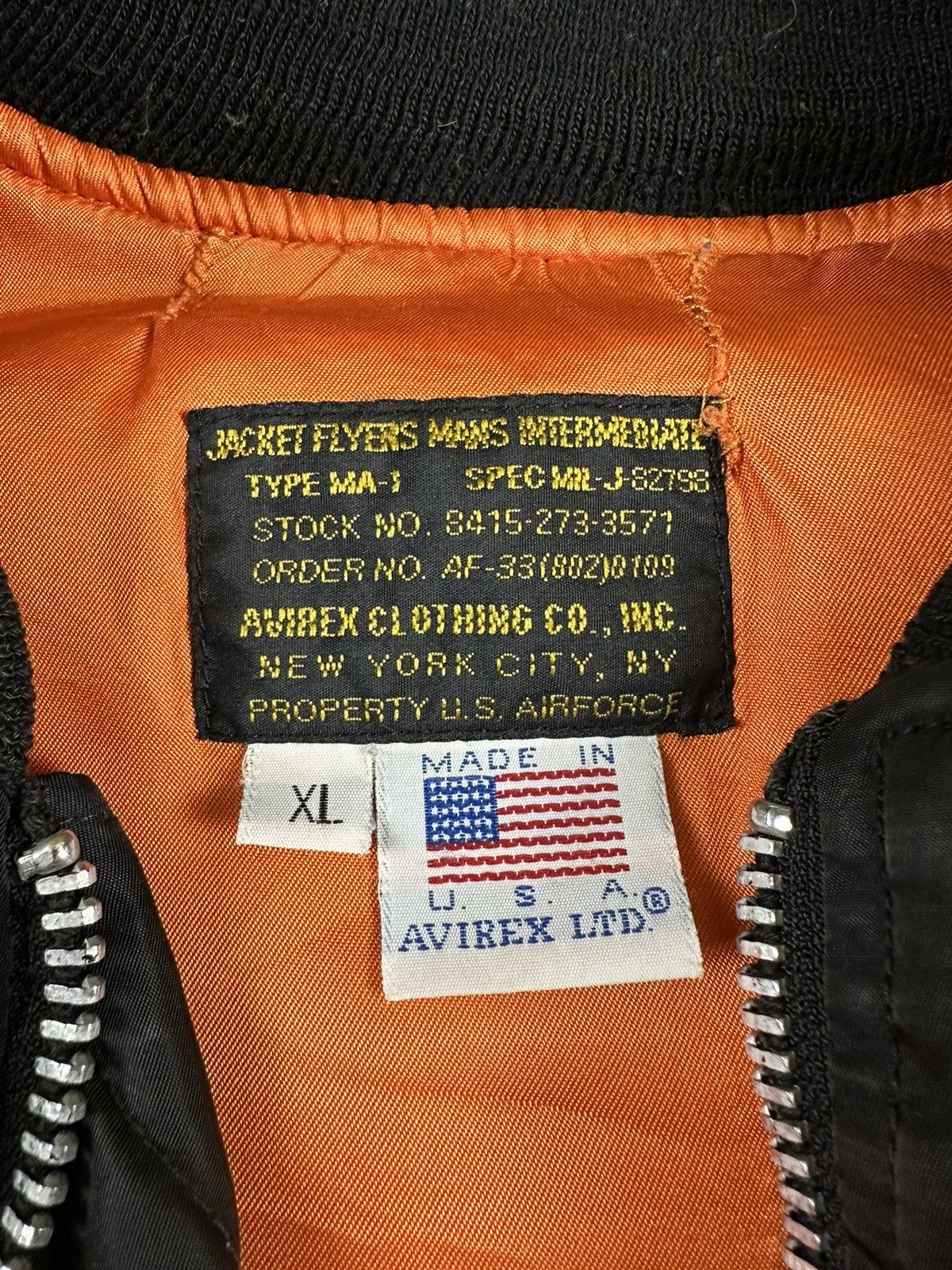 Avirex Vintage Avirex Harley Davidson MA1 Military Bomber Jacket Size US XL / EU 56 / 4 - 19 Thumbnail