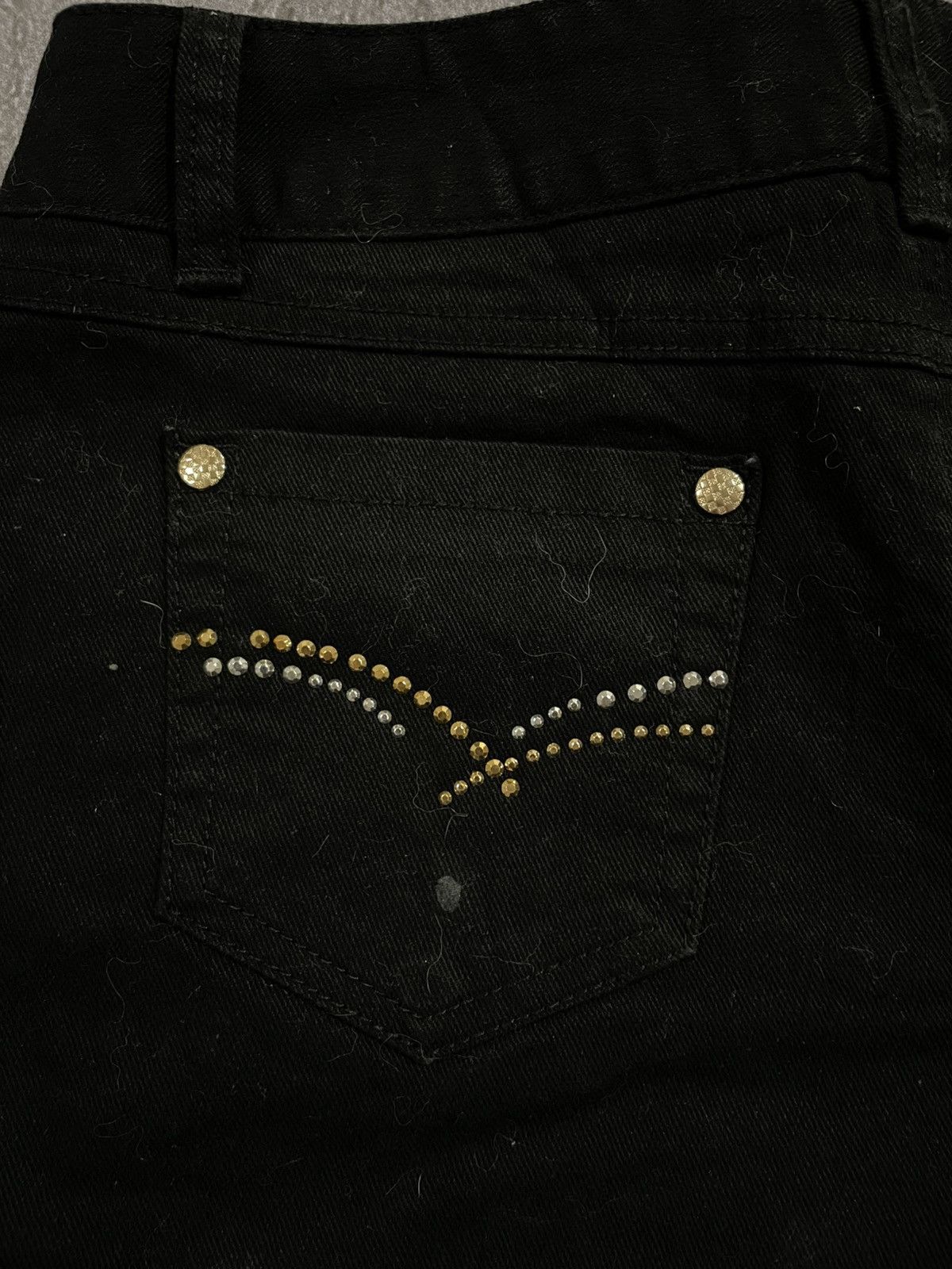 If Six Was Nine × Le Grande Bleu (L.G.B.) × True Religion Egoist Hot Pants Punk style Size 29" - 11 Thumbnail