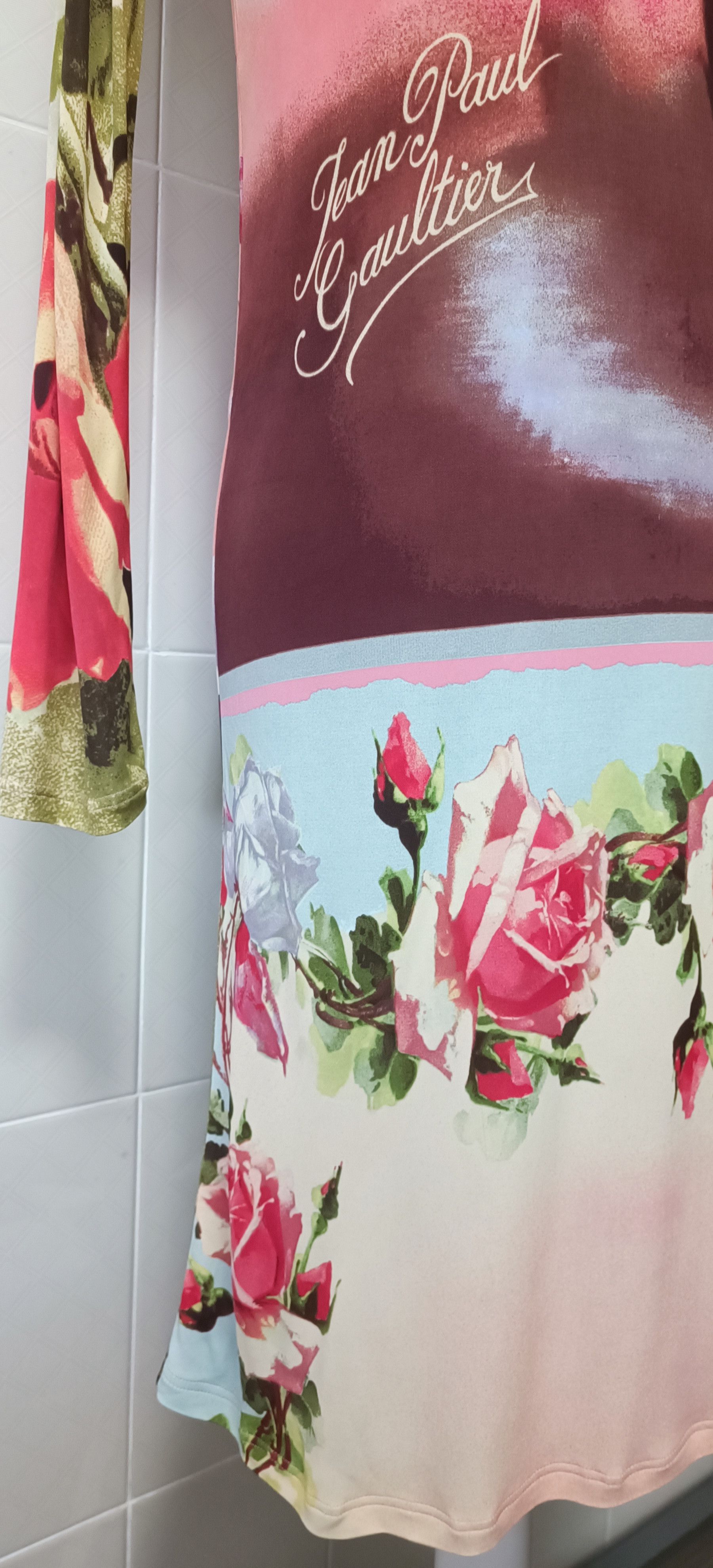 Jean Paul Gaultier Spring 2001 - Floral midi dress Size M / US 6-8 / IT 42-44 - 4 Thumbnail