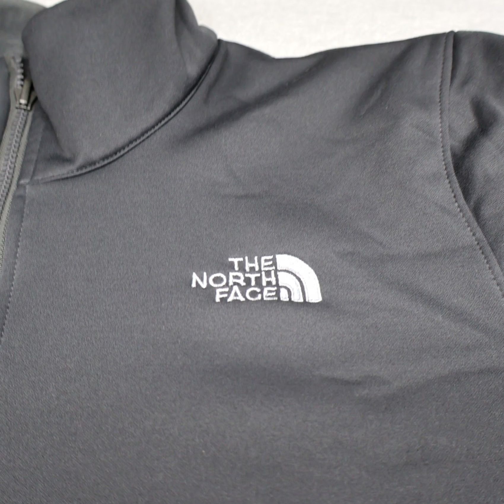 The North Face The North Face Jacket Mens Large Grey Softshell Fleece Lined Wind Rain Full Zip Hike Size US L / EU 52-54 / 3 - 3 Thumbnail