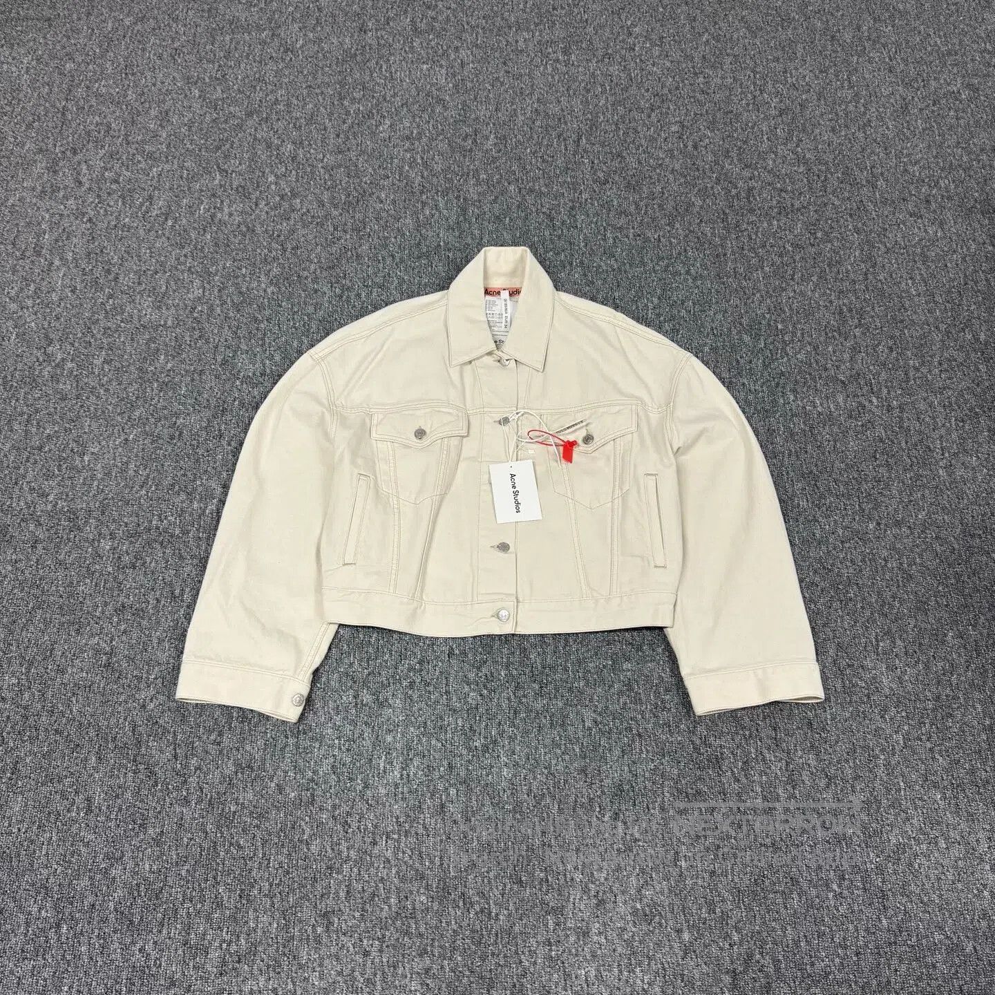 Acne Studios Acne Studios Short-cut denim jacket| Size L / US 10 / IT 46 - 1 Thumbnail