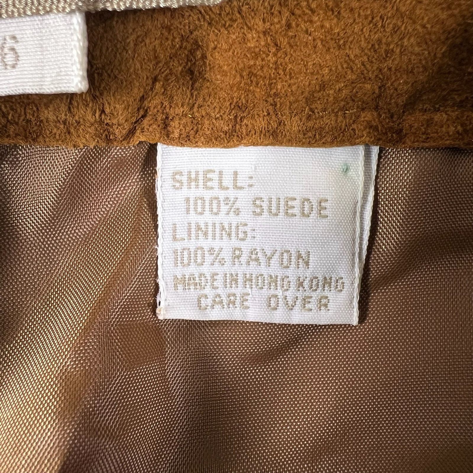 Perry Ellis Vintage Suede High-Waist Pants 6 | Perry Ellis Portfolio Size 28" / US 6 / IT 42 - 9 Thumbnail