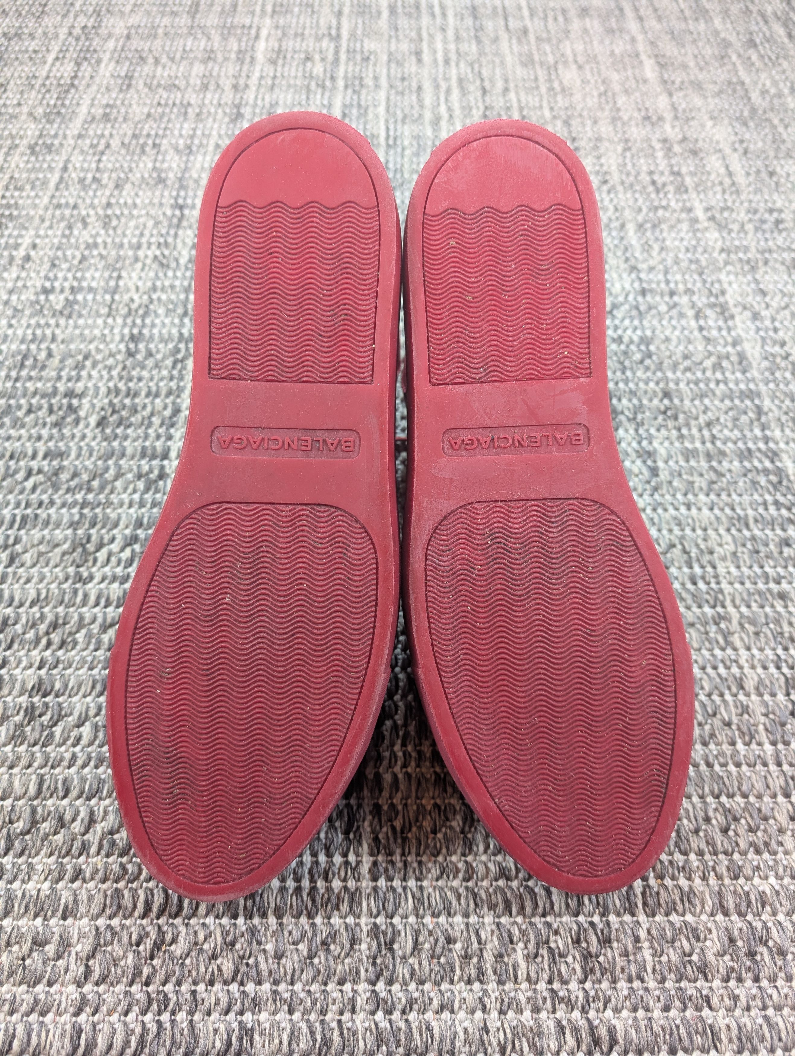 Balenciaga Balenciaga Arena High Red Leather Suede Shoes Size US 10 / EU 43 - 9 Thumbnail