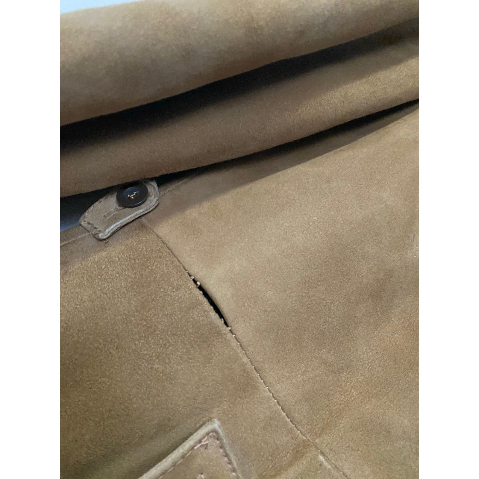 Vintage Vintage Ericson of Sweden Men’s Suede Leather Trench Coat 38 Size US XL / EU 56 / 4 - 5 Thumbnail