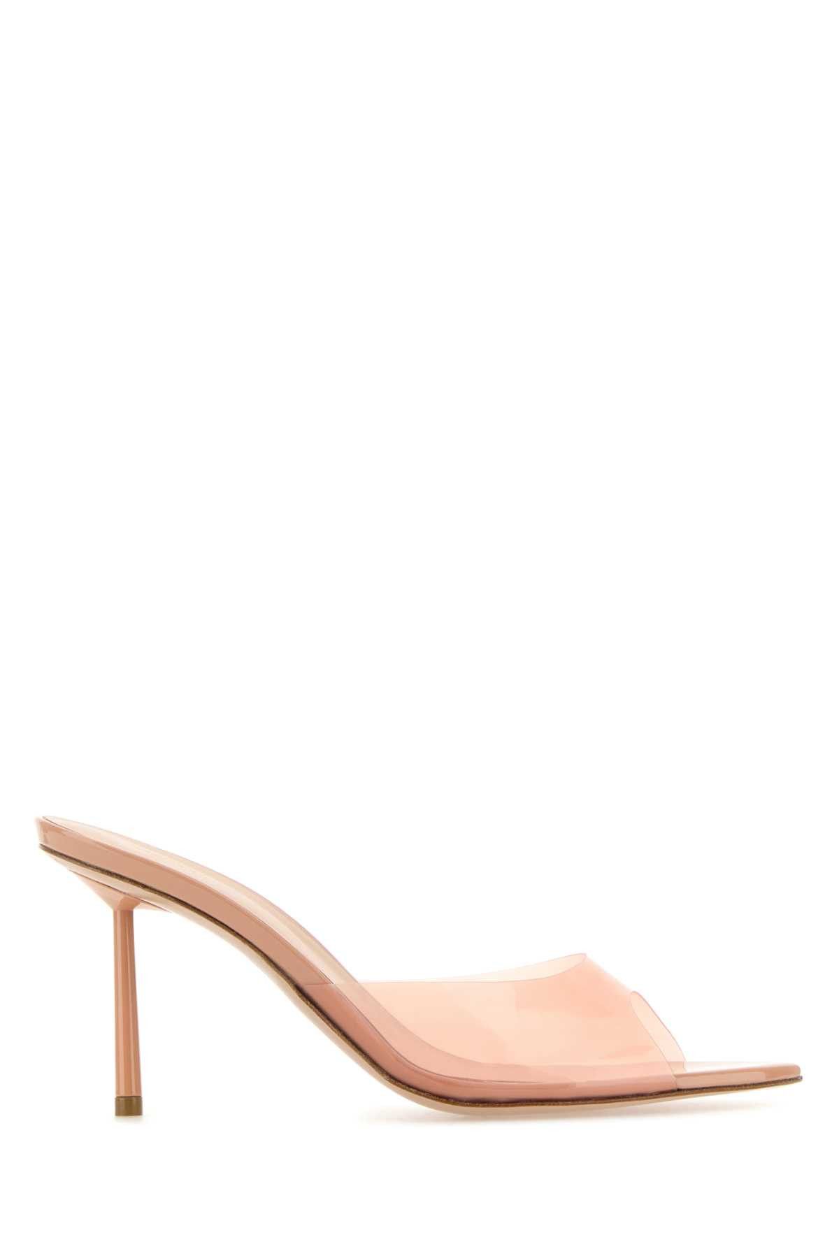 image of Le Silla Pink Pvc Bella Mule Shoess Shoes, Women's (Size 6)