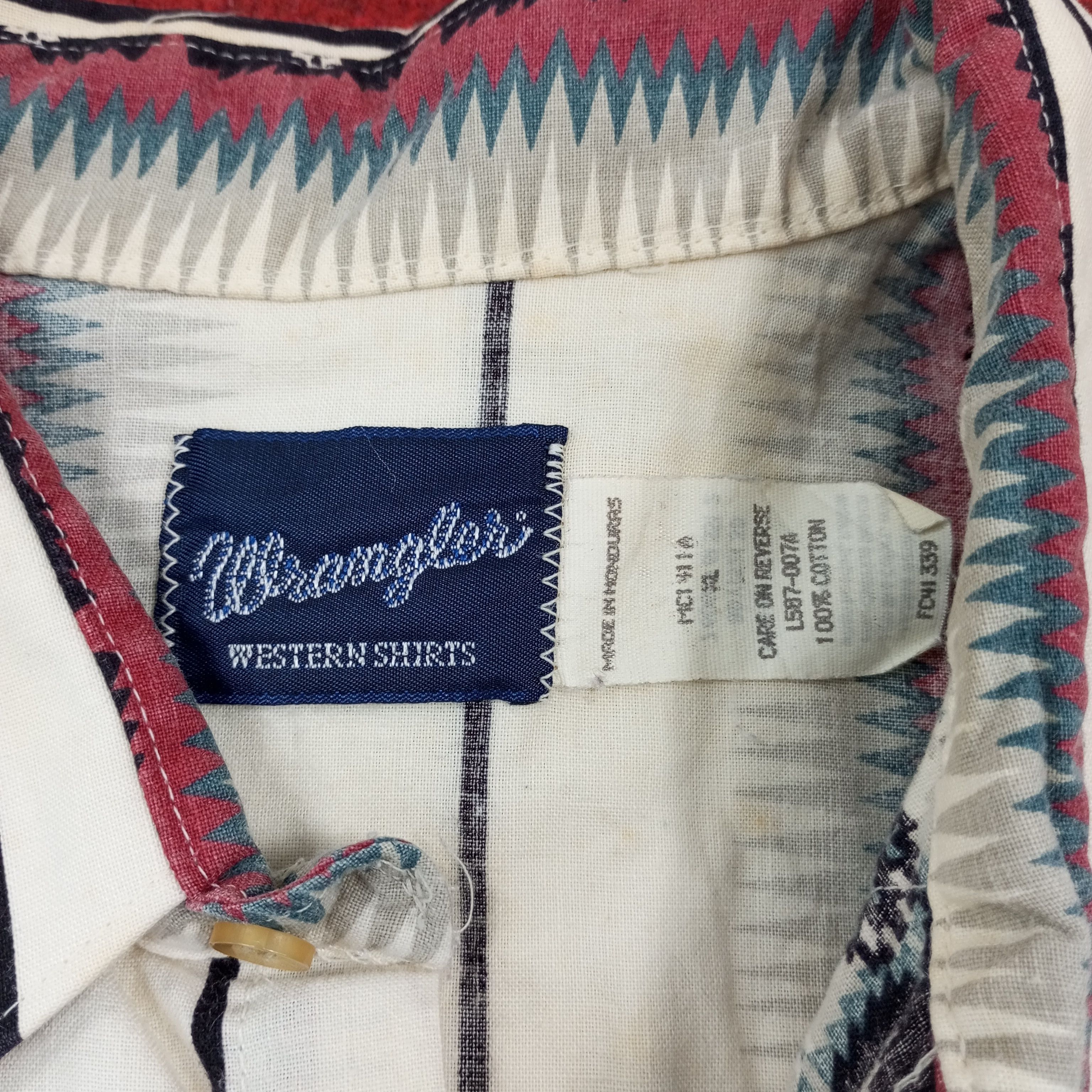 Vintage × Wrangler Wrangler Fashion Classic Style Double Pocket Shirt Size US XL / EU 56 / 4 - 7 Thumbnail