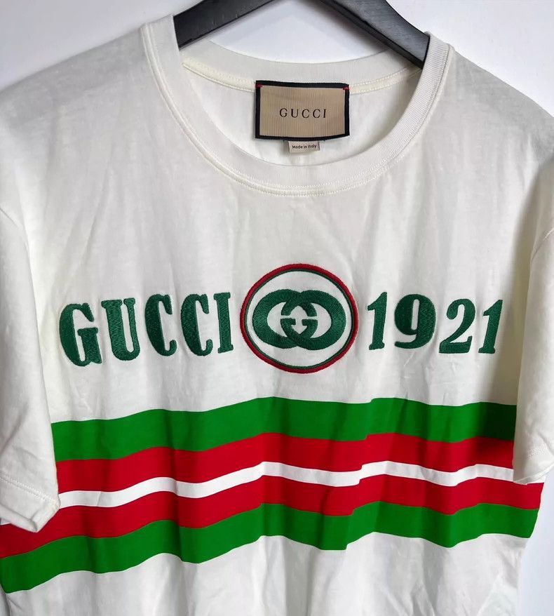 Gucci Gucci 1921 Embroidered Colorful Short Sleeve TShirt-2506 Size US M / EU 48-50 / 2 - 2 Thumbnail