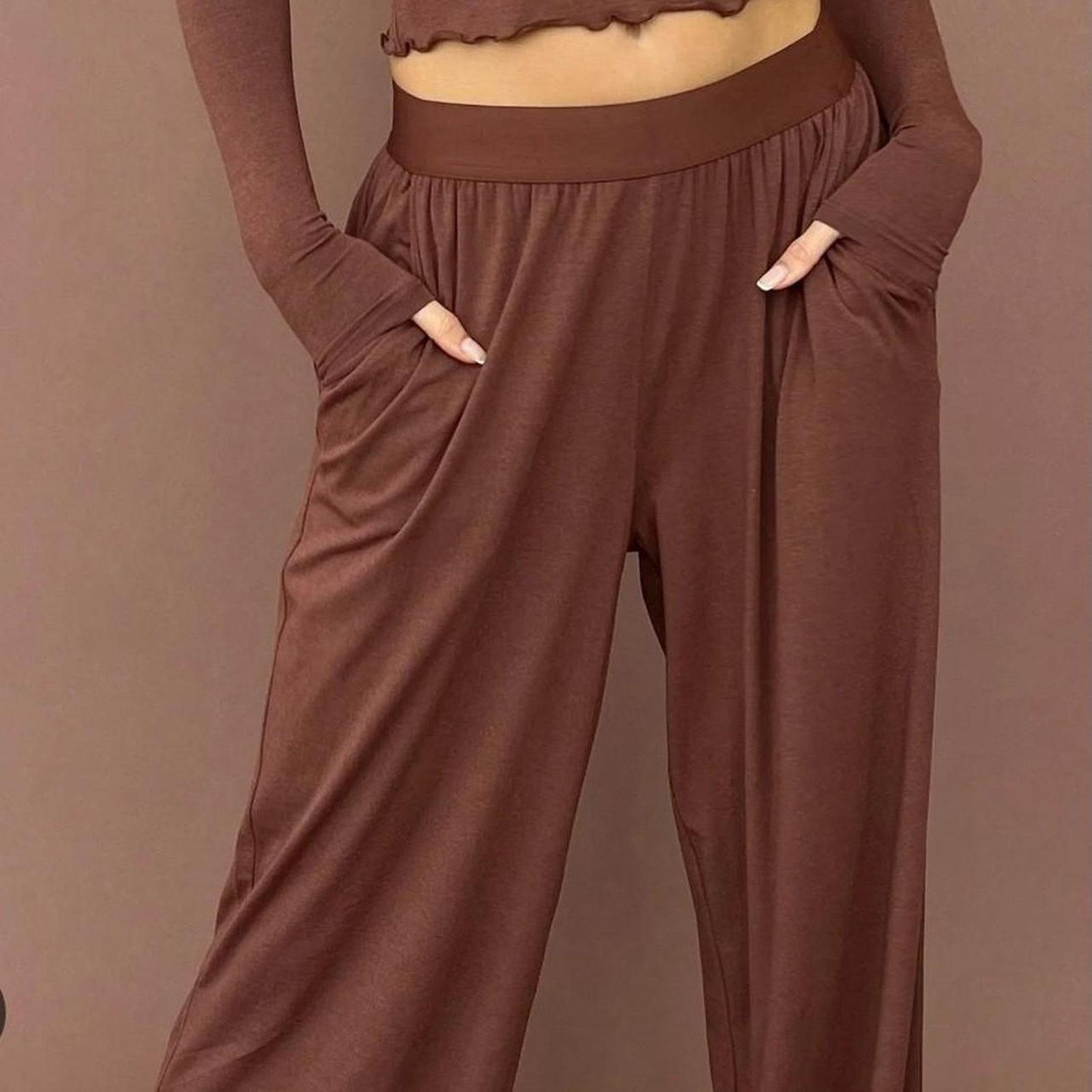 WeWoreWhat Brand New WeWoreWhat Wide Leg Pants in Size XS Size 22" - 1 Thumbnail