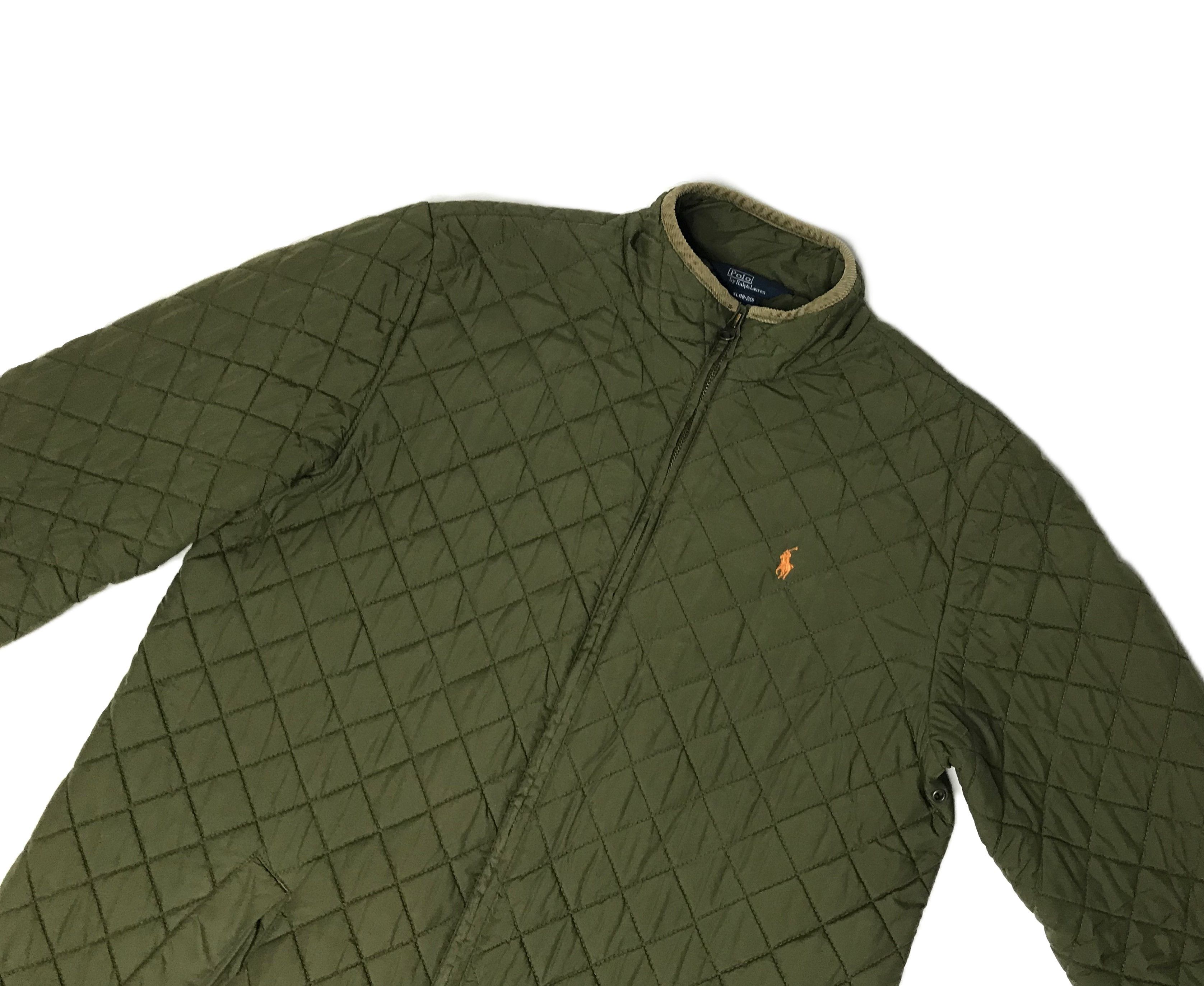 Polo Ralph Lauren Ralph Lauren Quilted Full-Zip Olive Green Jacket Size US S / EU 44-46 / 1 - 3 Thumbnail