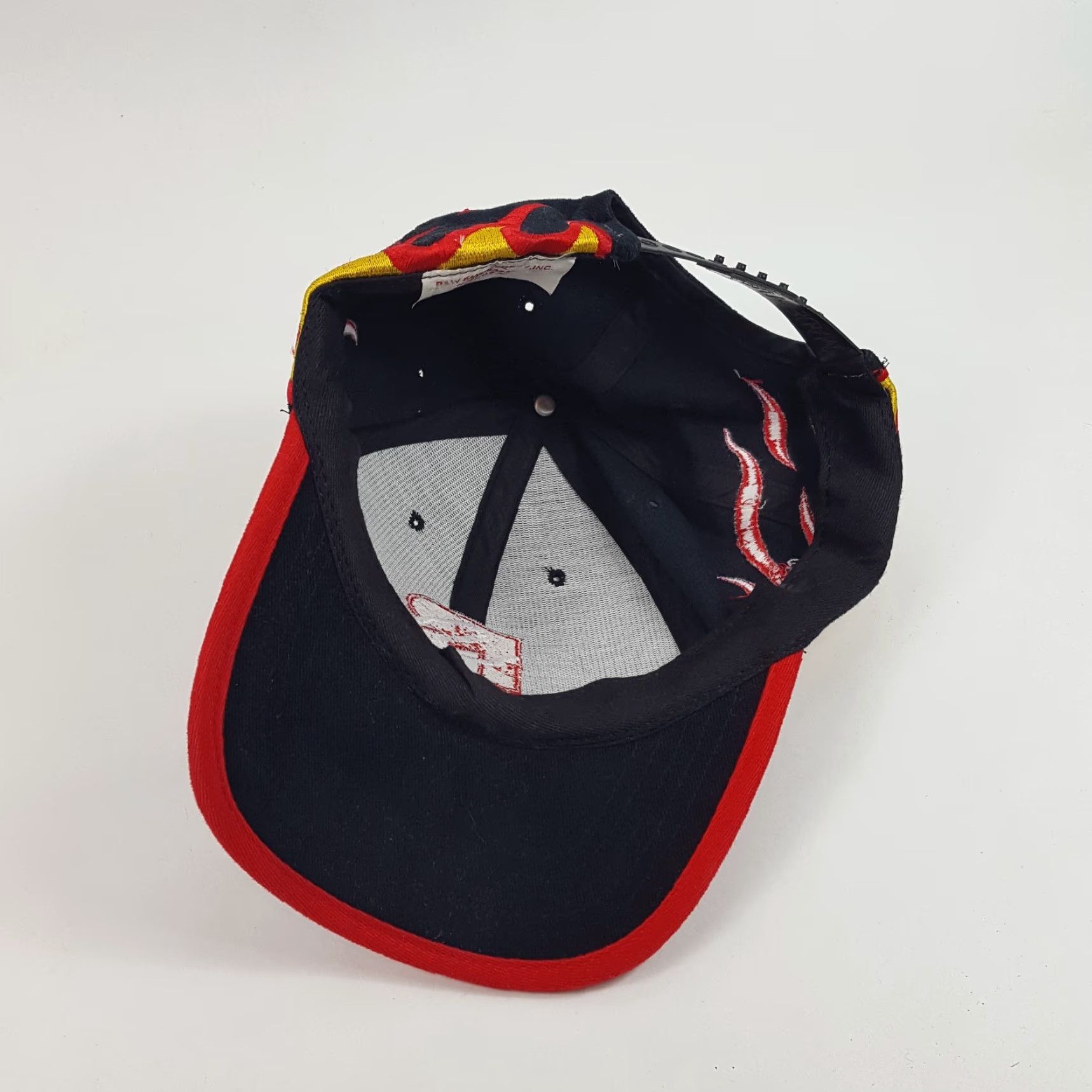 Vintage VINTAGE P&W Y2K Red Flame Fire Baseball Cap Snapback Adjustable One Size Casual Mens Size ONE SIZE - 5 Thumbnail