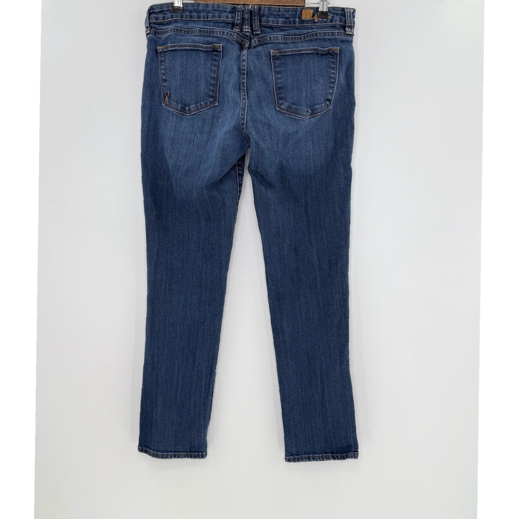 Vintage KUT from the Kloth Women's Jeans Dark Wash Straight Leg Size 12 See Photos Size 34" / US 12 / IT 48 - 2 Thumbnail