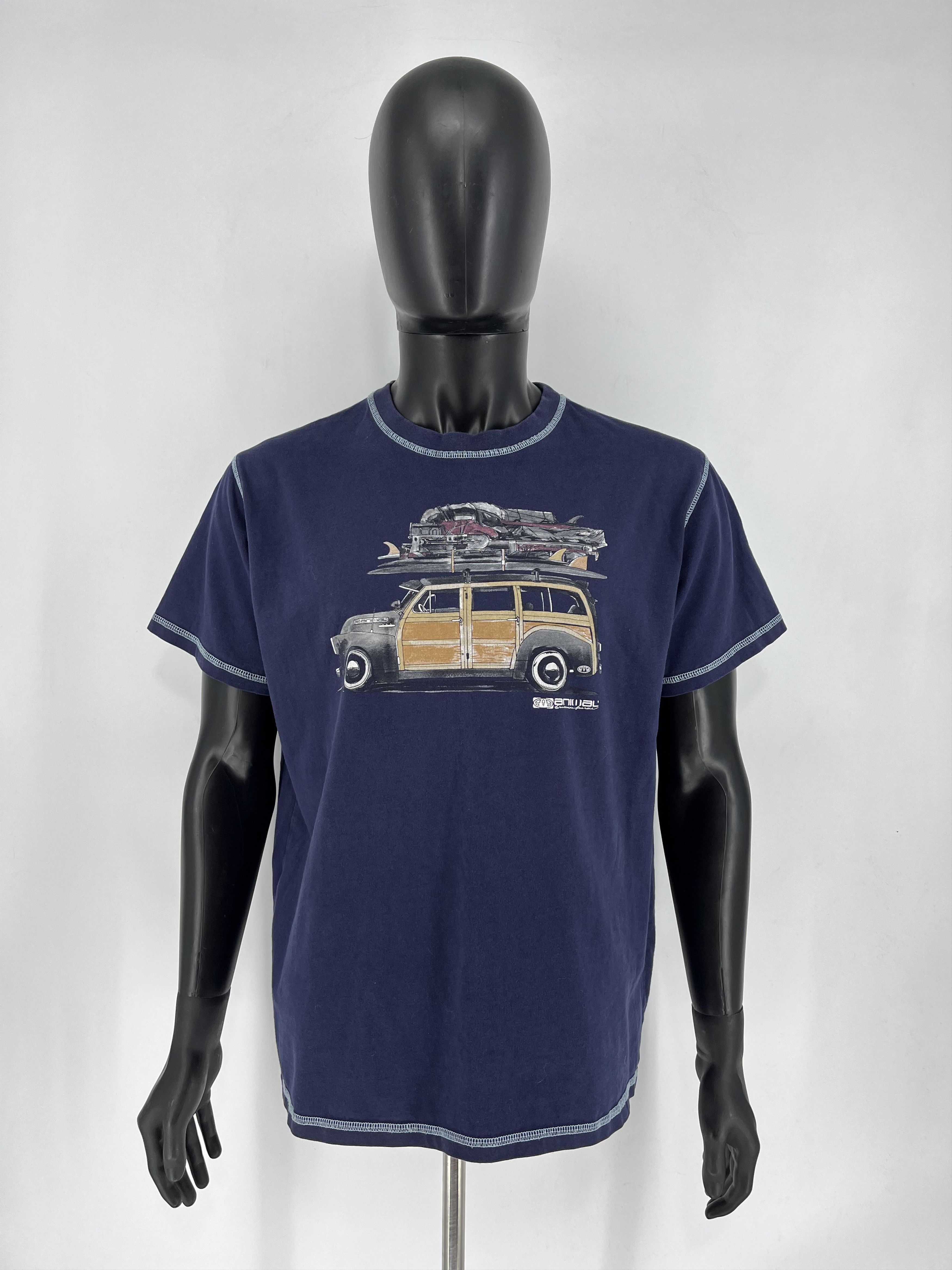 Vintage Vintage Y2K ANIMAL SKATE Big Logo Tee Streetwear 90s Style Size US XL / EU 56 / 4 - 2 Thumbnail