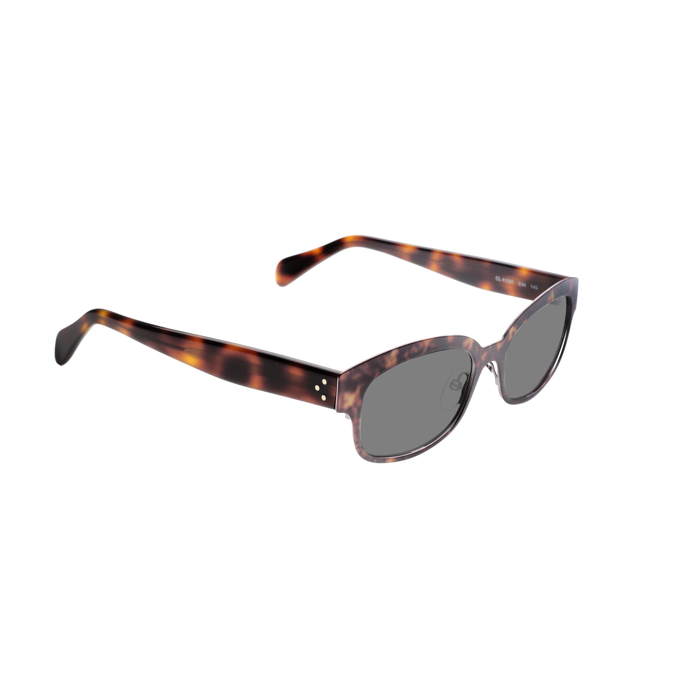 Celine Celine Havana Brown Square-Frame Bold Sunglasses Black Size ONE SIZE - 1 Thumbnail
