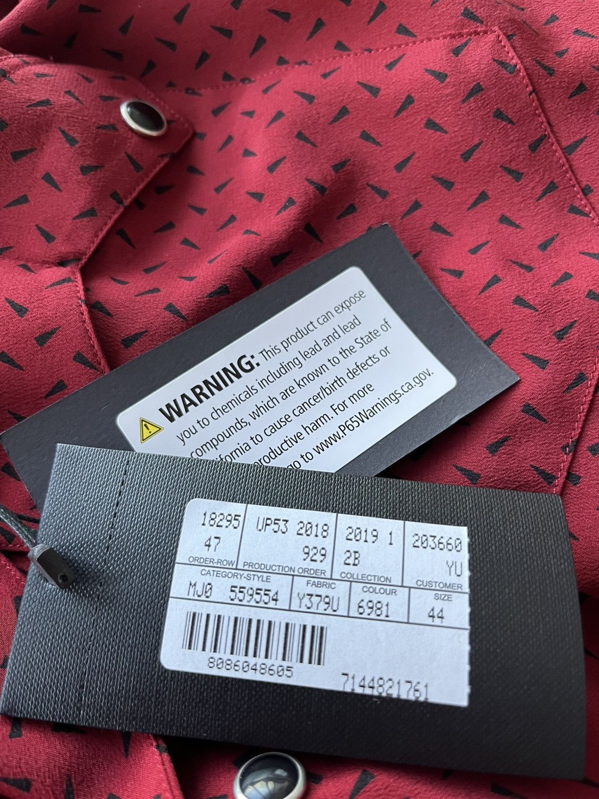 Hedi Slimane × Saint Laurent Paris × Yves Saint Laurent Saint Laurent Runway Premium Silk Western Shirt Brand New Size US XXL / EU 58 / 5 - 6 Thumbnail
