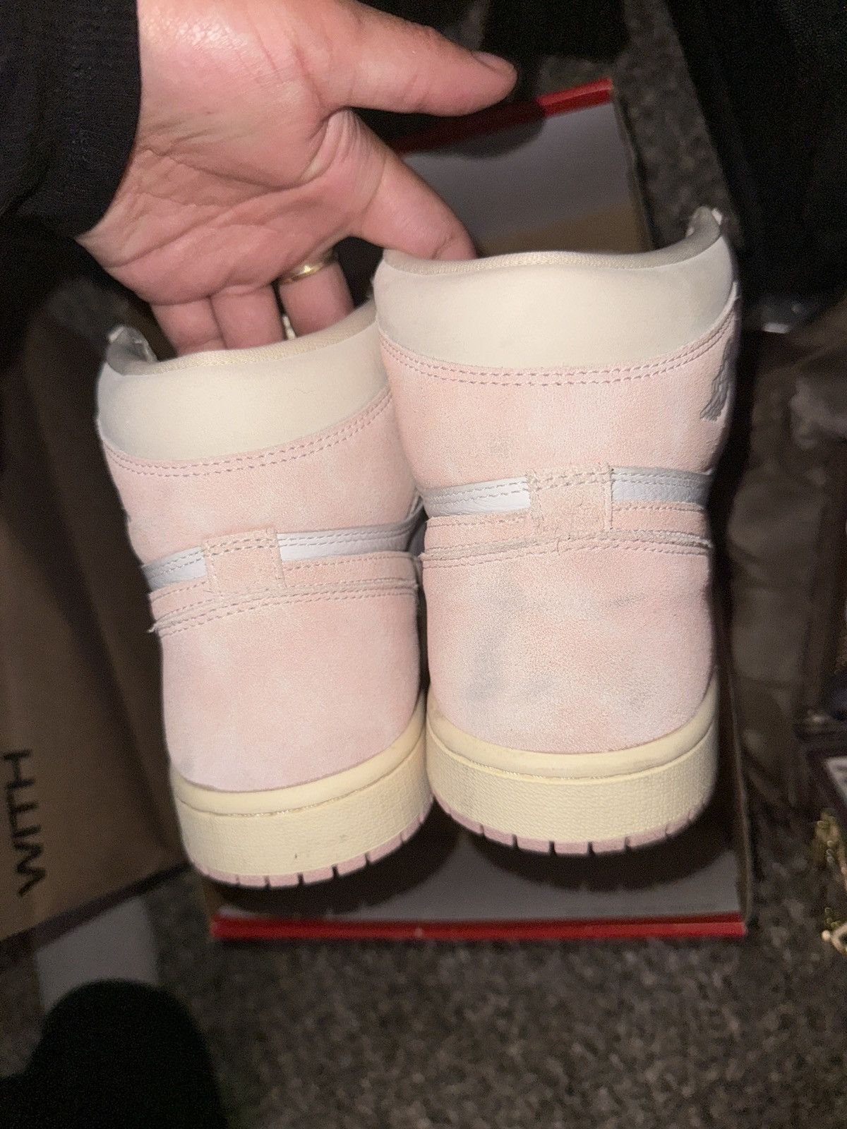 Nike Jordan 1 Retro “Washed Pink” Size US 10 / IT 40 - 6 Thumbnail