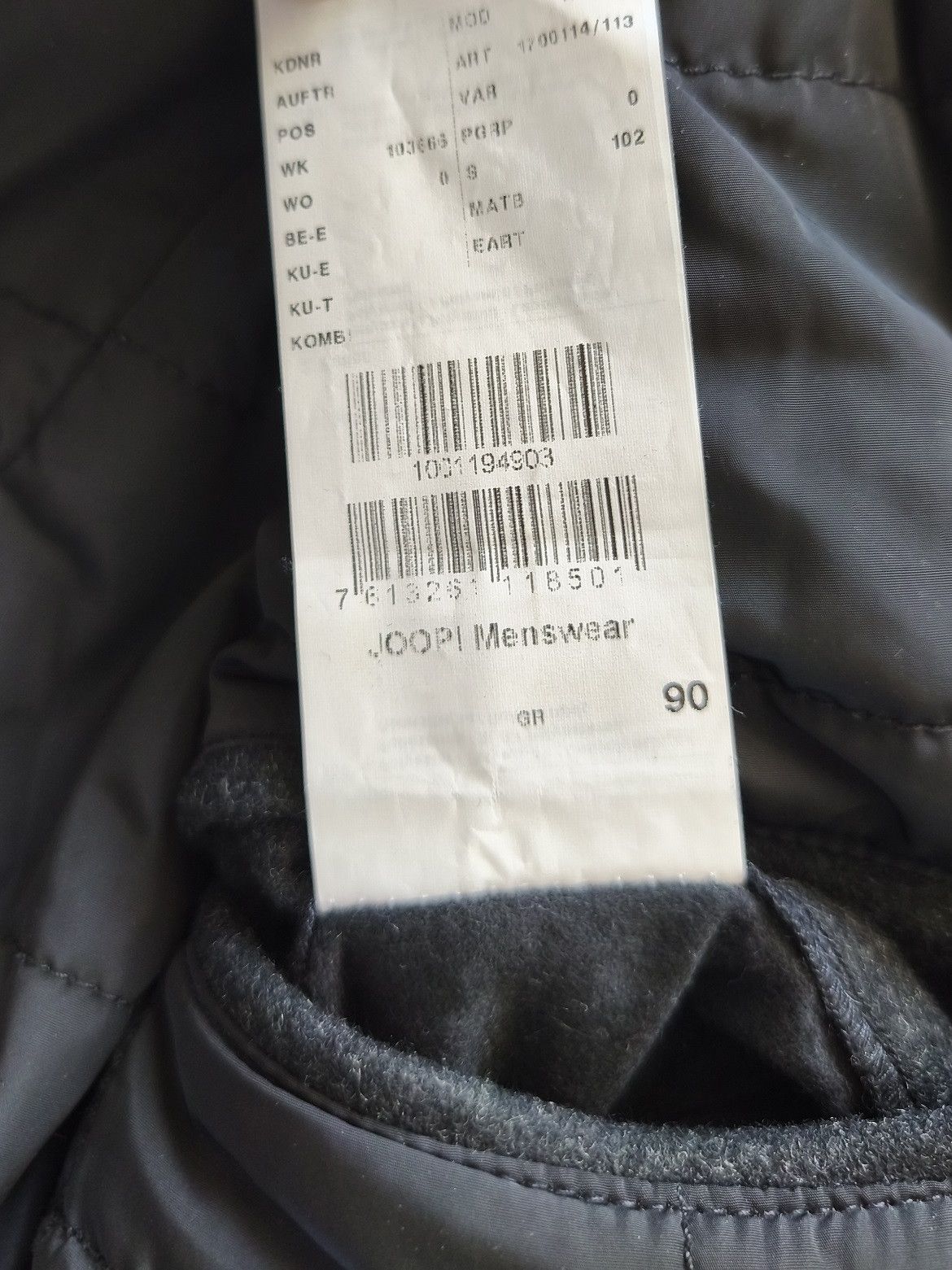 Joop! Joop! men's coat - size L Size US L / EU 52-54 / 3 - 10 Thumbnail