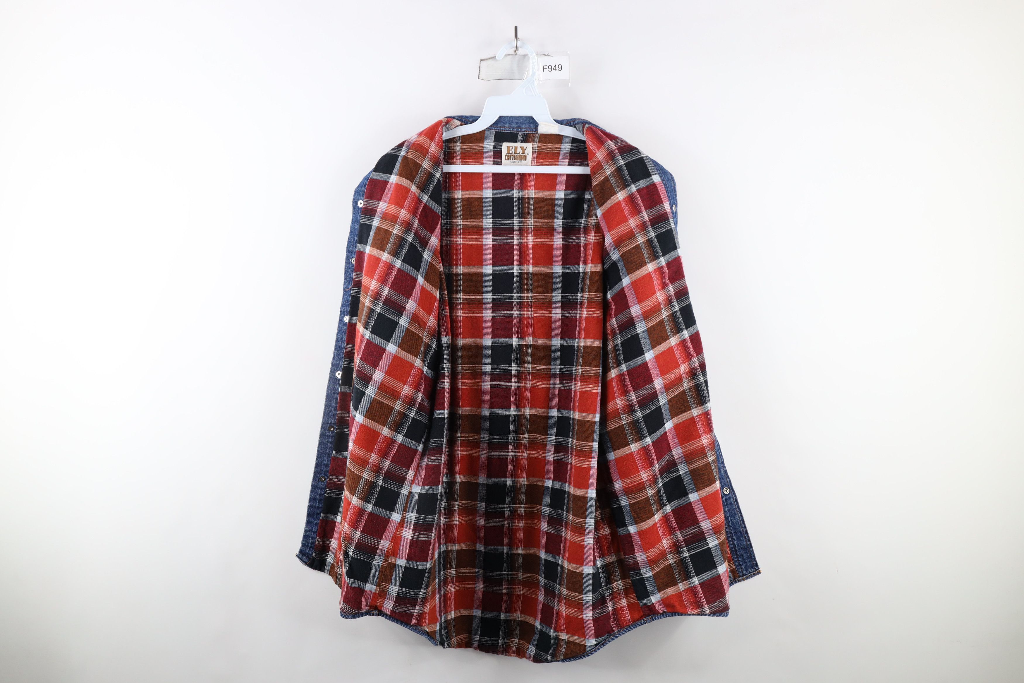 Vintage Vintage 90s Streetwear Denim Button Shirt Jacket Shacket Size US M / EU 48-50 / 2 - 10 Thumbnail