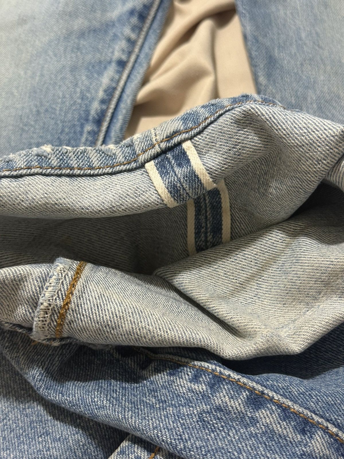 Levi's Vintage 90s Levi's 501 Redline Selvedge Made in USA Size US 28 / EU 44 - 15 Thumbnail