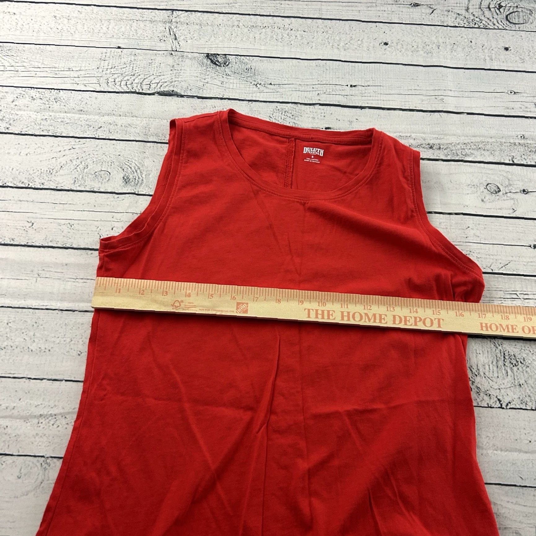 CO Duluth Sleeveless Tank Top Shirt Womens Small Red 100% Cotton Size S / US 4 / IT 40 - 4 Thumbnail
