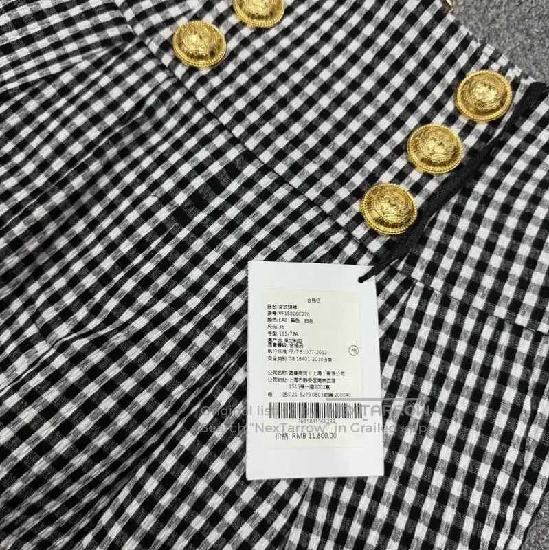 Balmain Balmain Black Polyester Women's Skirt . Size 26" / US 2 / IT 38 - 3 Thumbnail