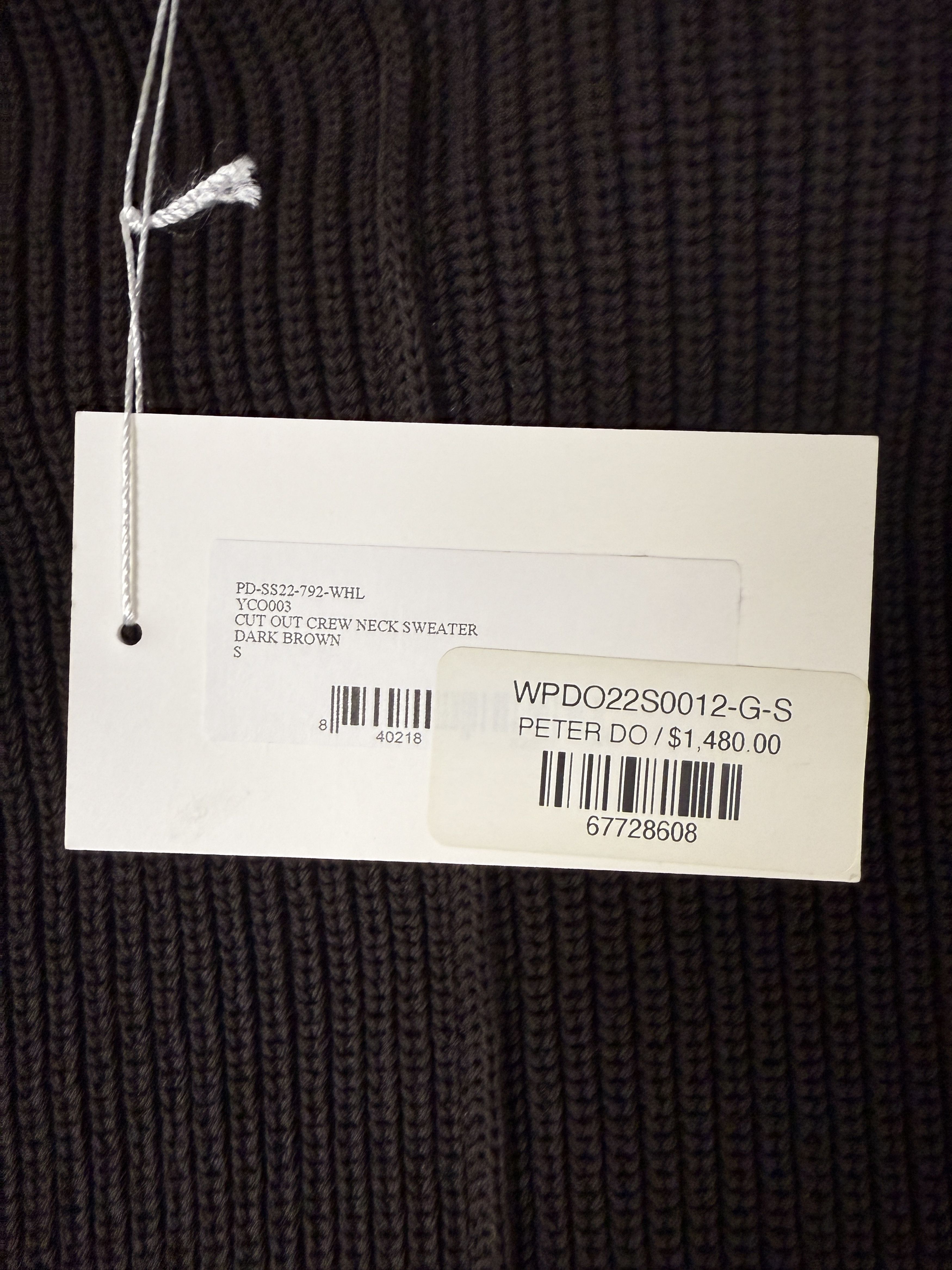 Peter Do $1480 Peter Do Cut Out Crew Neck Sweater Size S / US 4 / IT 40 - 8 Thumbnail