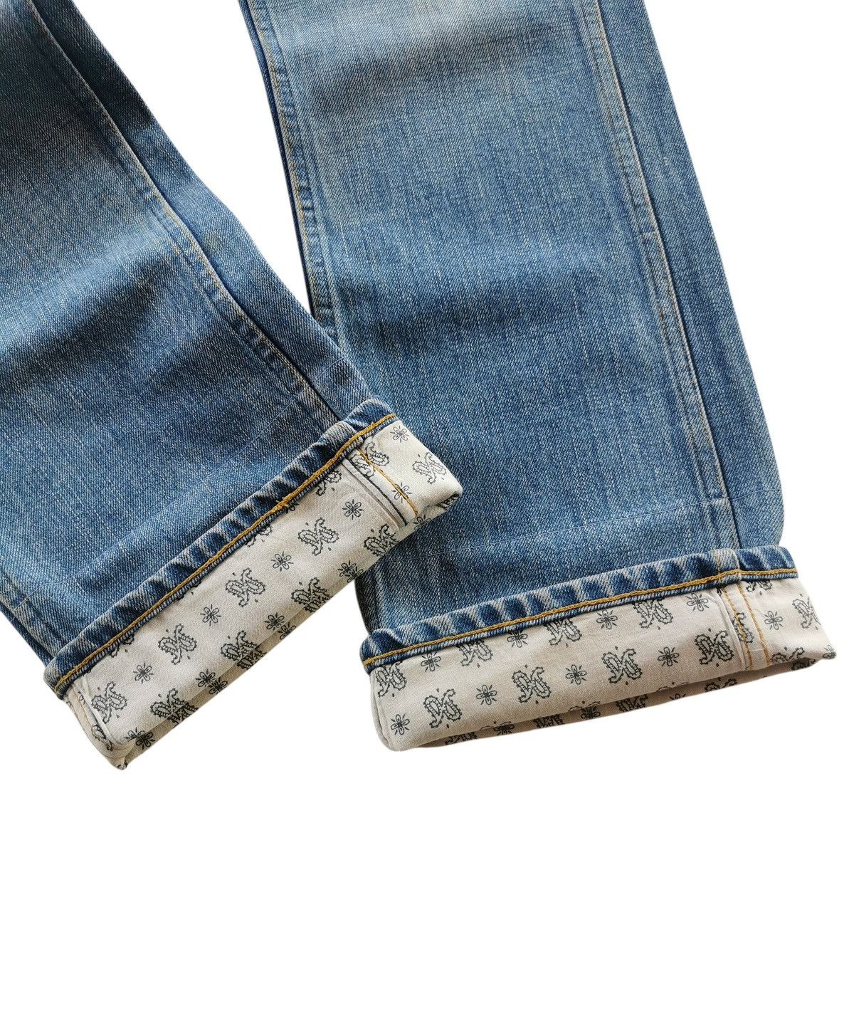 monkey time Monkey Time UnitedArrow Distressed Japan Jeans VIBES Kapital Size US 33 - 4 Thumbnail