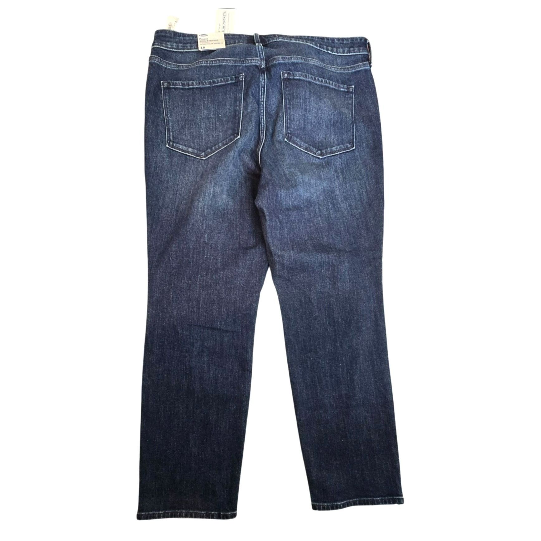 Old Navy Old Navy Jeans Size 18 Distressed Power Slim Straight High R Size 40" / US 18 - 9 Thumbnail