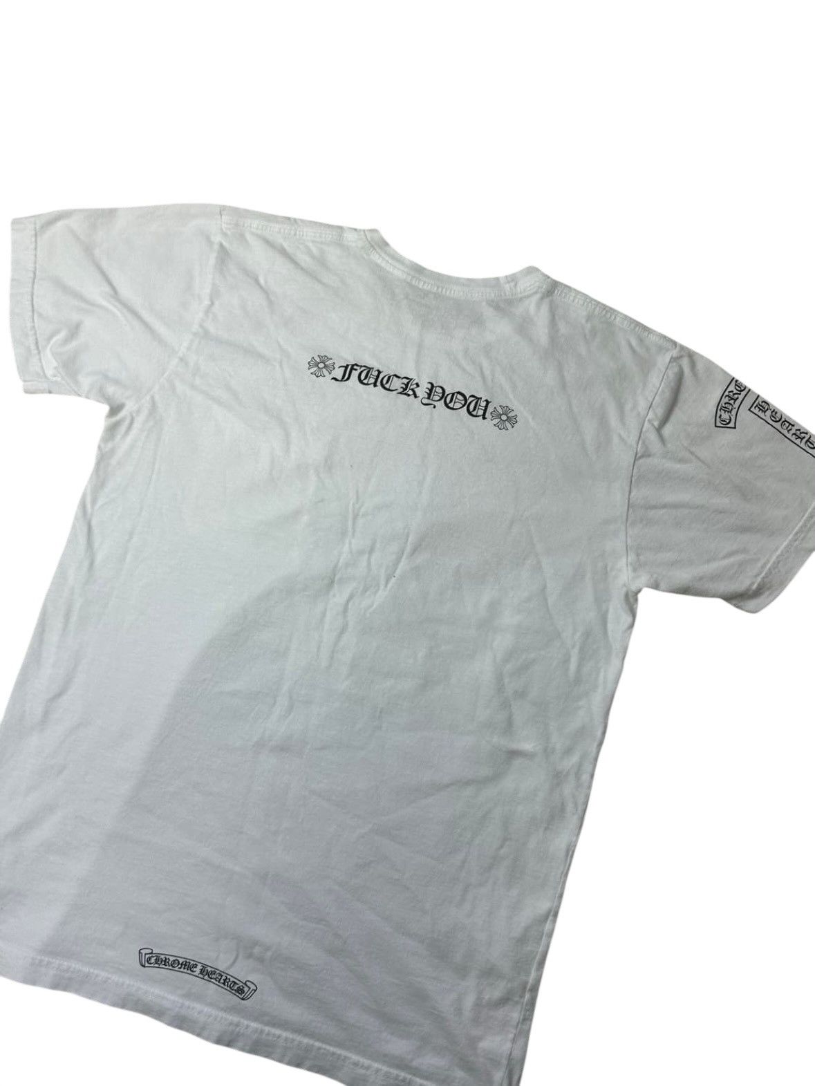 Chrome Hearts FUCK YOU LOGO T SHIRT Size US M / EU 48-50 / 2 - 3 Thumbnail
