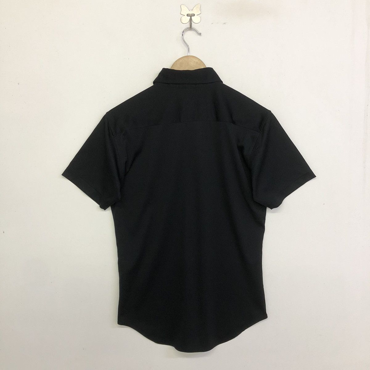 Japanese Brand × PPFM PPFM All Black Minimalist Button Collar Shirt Size US S / EU 44-46 / 1 - 7 Thumbnail