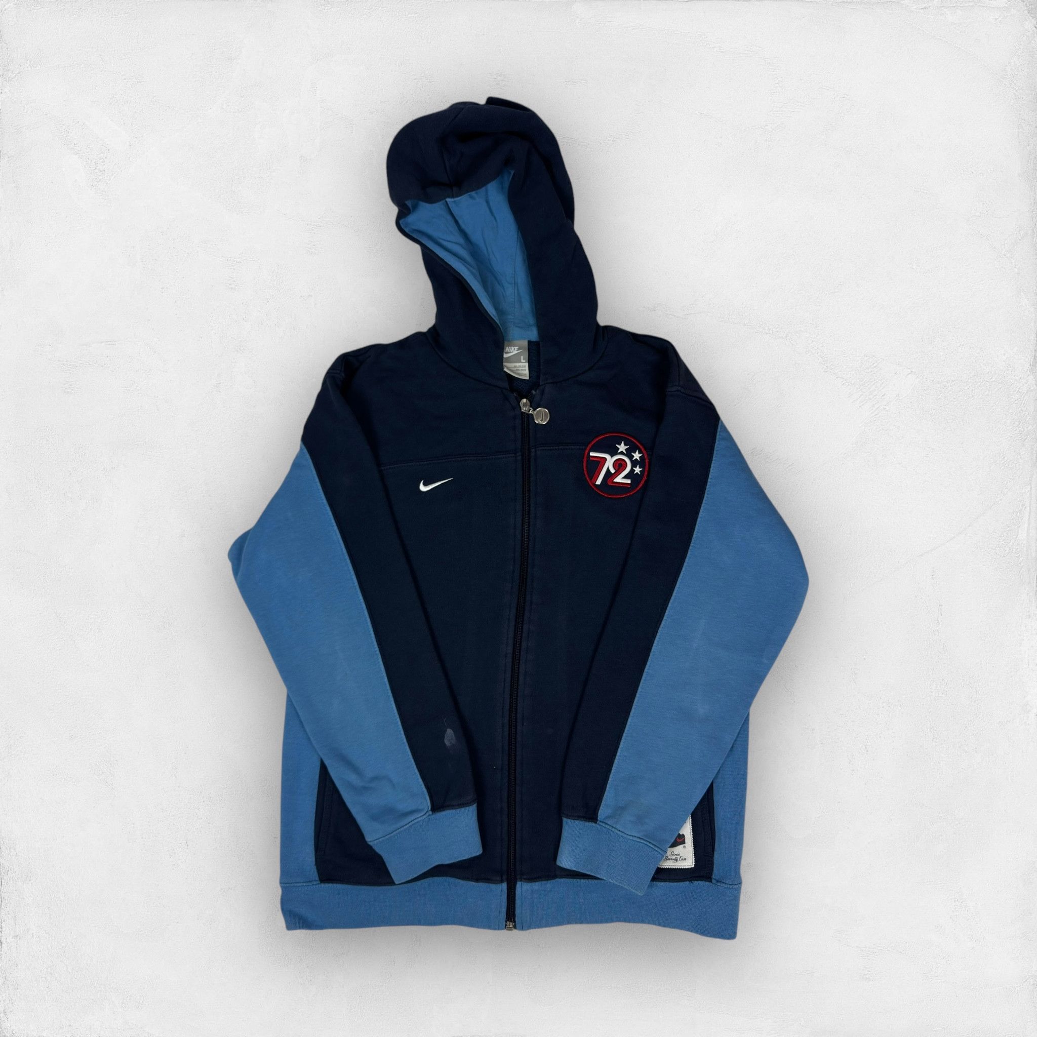Nike × Vintage Nike Women's Cotton Corteiz Full Zip Hoodie Large (12-13) Size L / US 10 / IT 46 - 1 Thumbnail