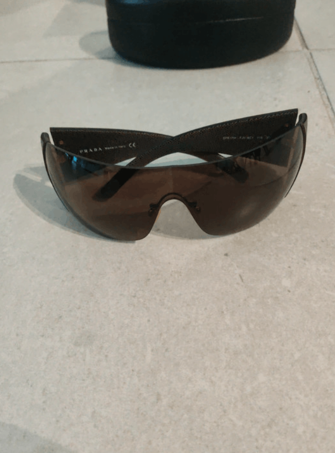 Prada PRADA Sunglasses Flame 2004 Star Mask Fire Chrome Silver Size ONE SIZE - 10 Thumbnail