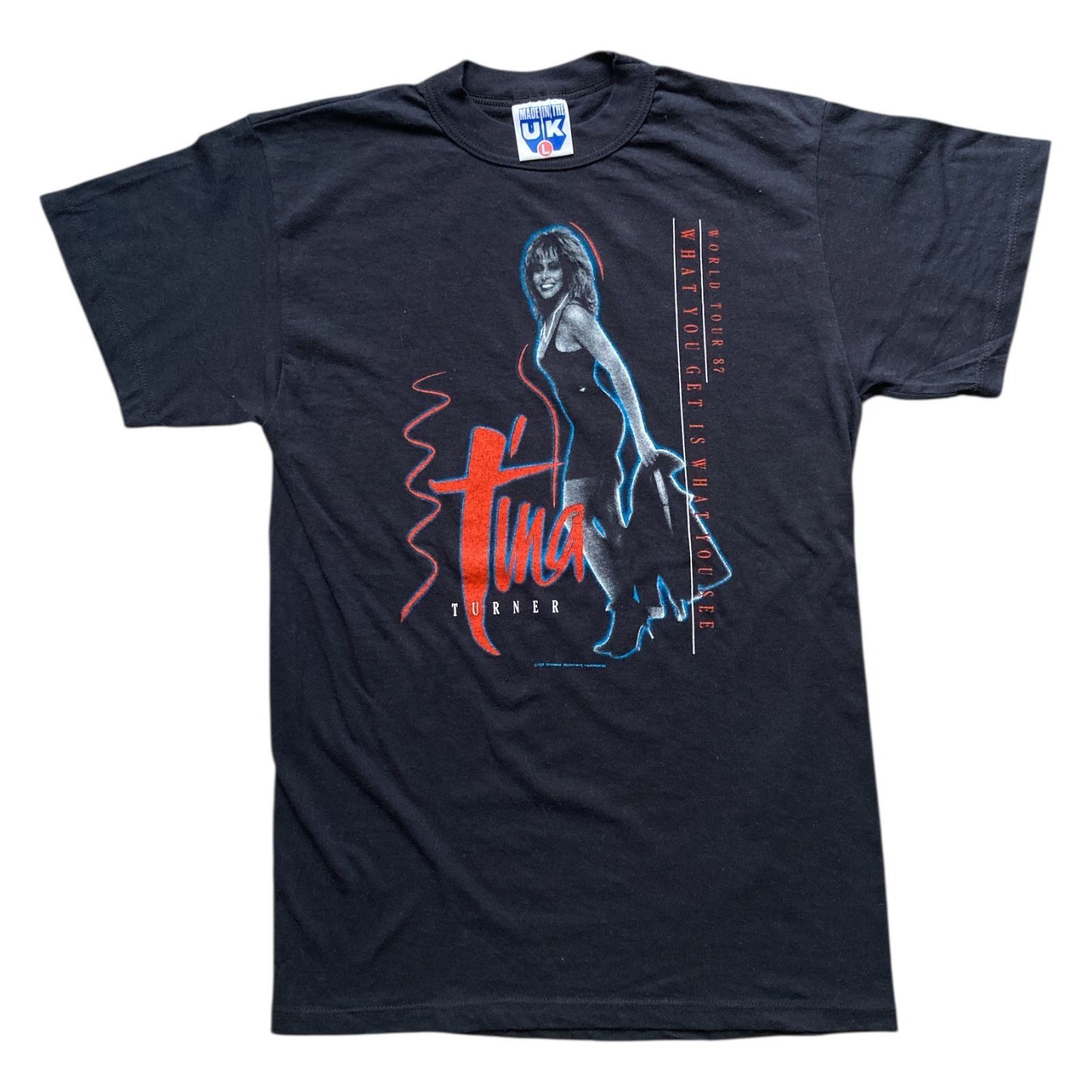 Other Tina Turner 1987 European Tour Black Graphic T-Shirt L Made Size US M / EU 48-50 / 2 - 1 Thumbnail