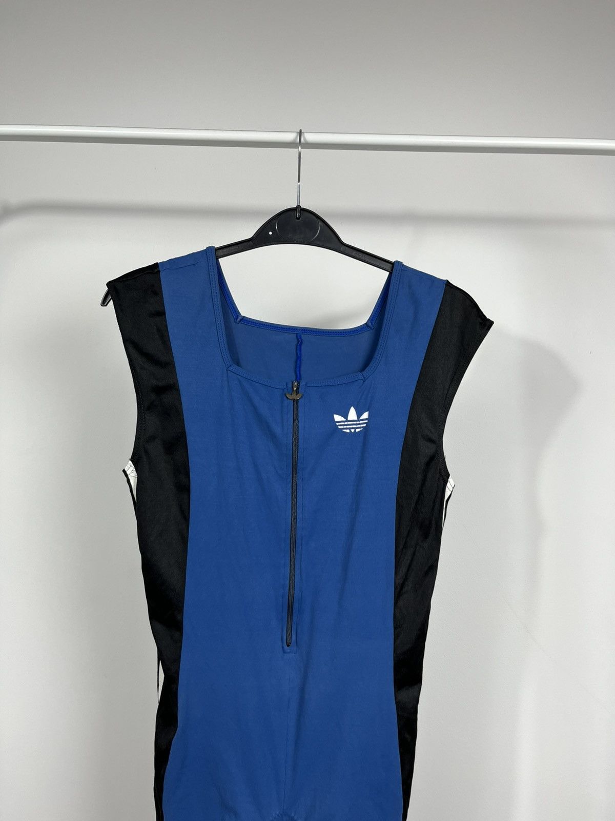Adidas Vintage Adidas cycling skinsuit blue black triathlon suit 40 Size US S / EU 44-46 / 1 - 3 Thumbnail