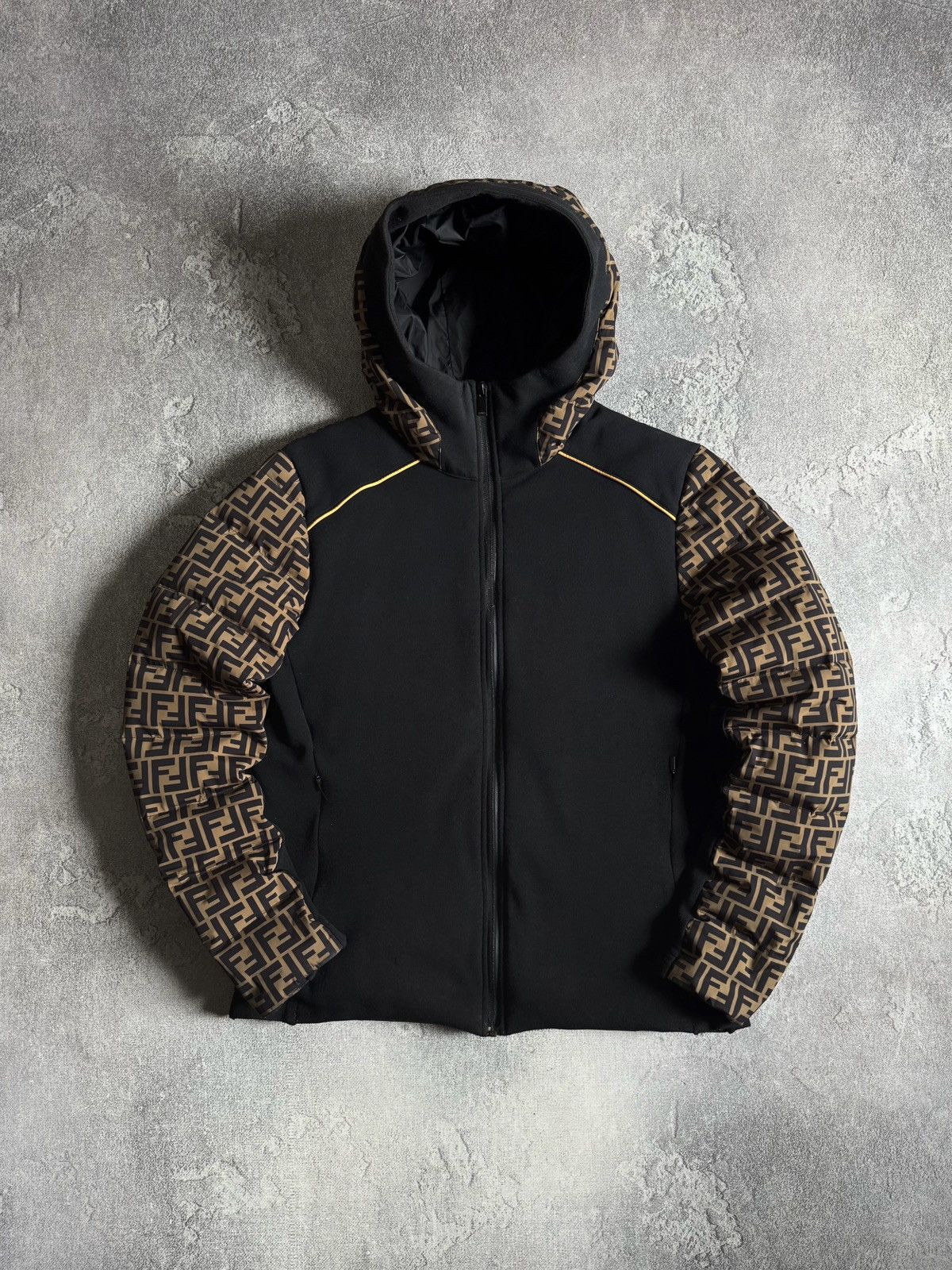 Fendi Fendi FF Zucca Monogram Hooded Down Puffer Jacket Mens IT 50 Size US M / EU 48-50 / 2 - 1 Thumbnail