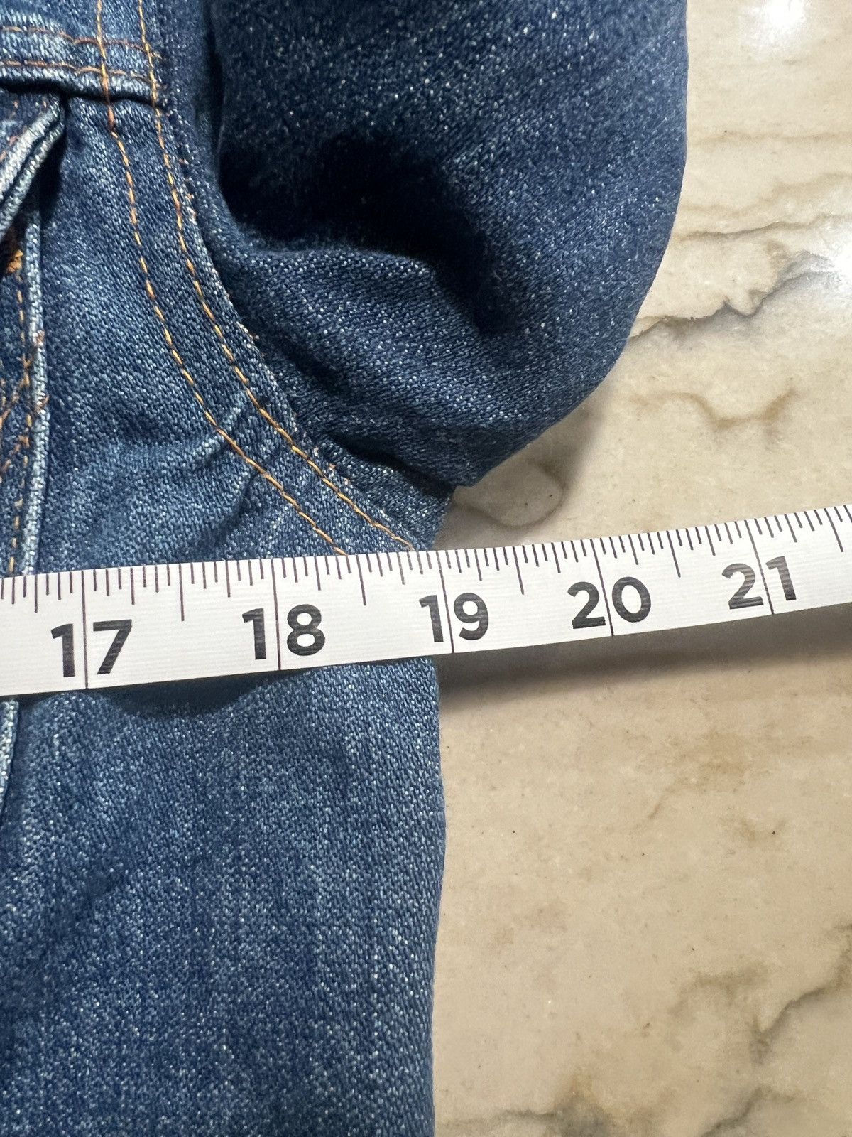 Vintage × Wrangler Vintage Post Blue Bell 70’s Wrangler Selvedge Denim Jacket Size US S / EU 44-46 / 1 - 6 Thumbnail